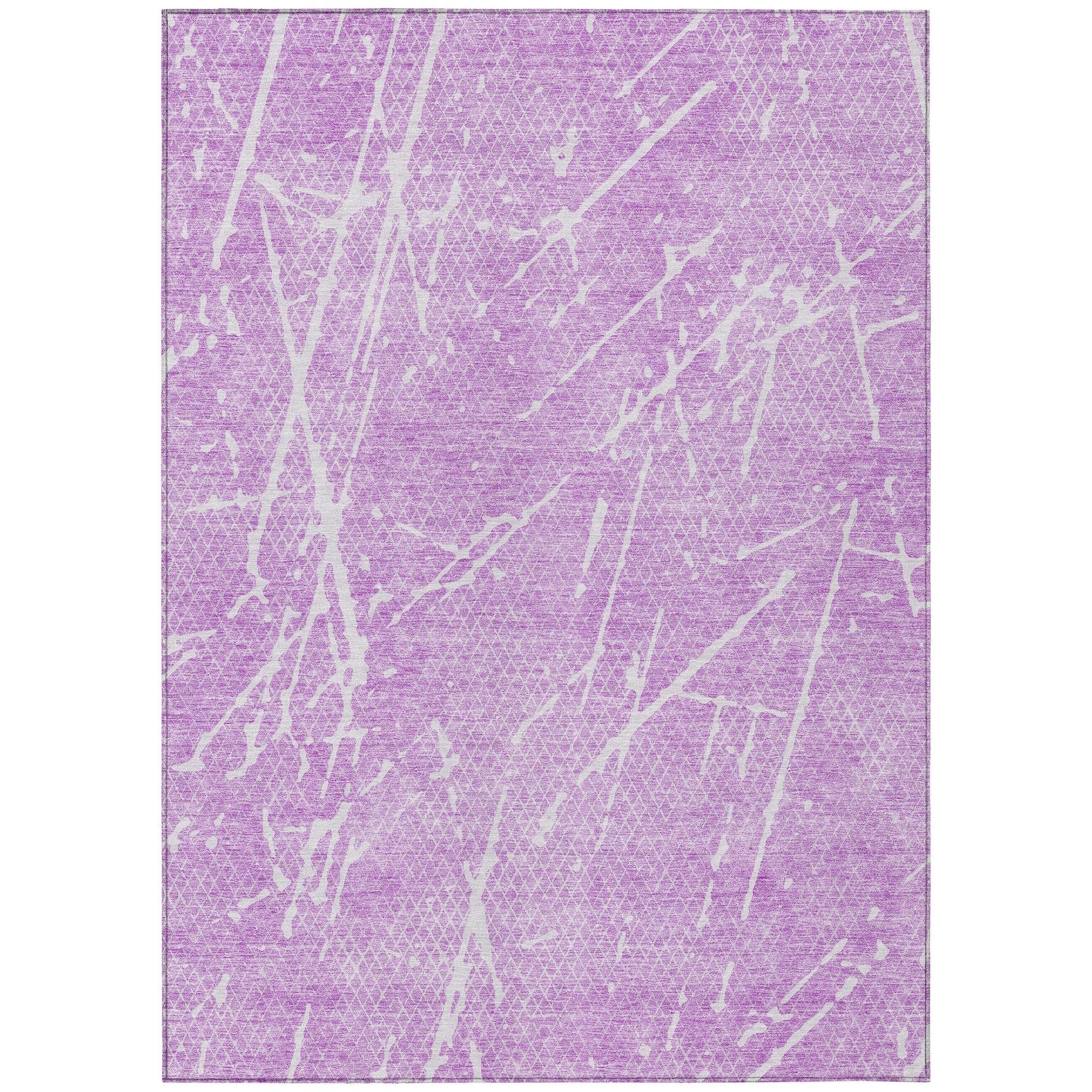 Machine Made ACN628 Lilac Purple Rugs #color_lilac purple