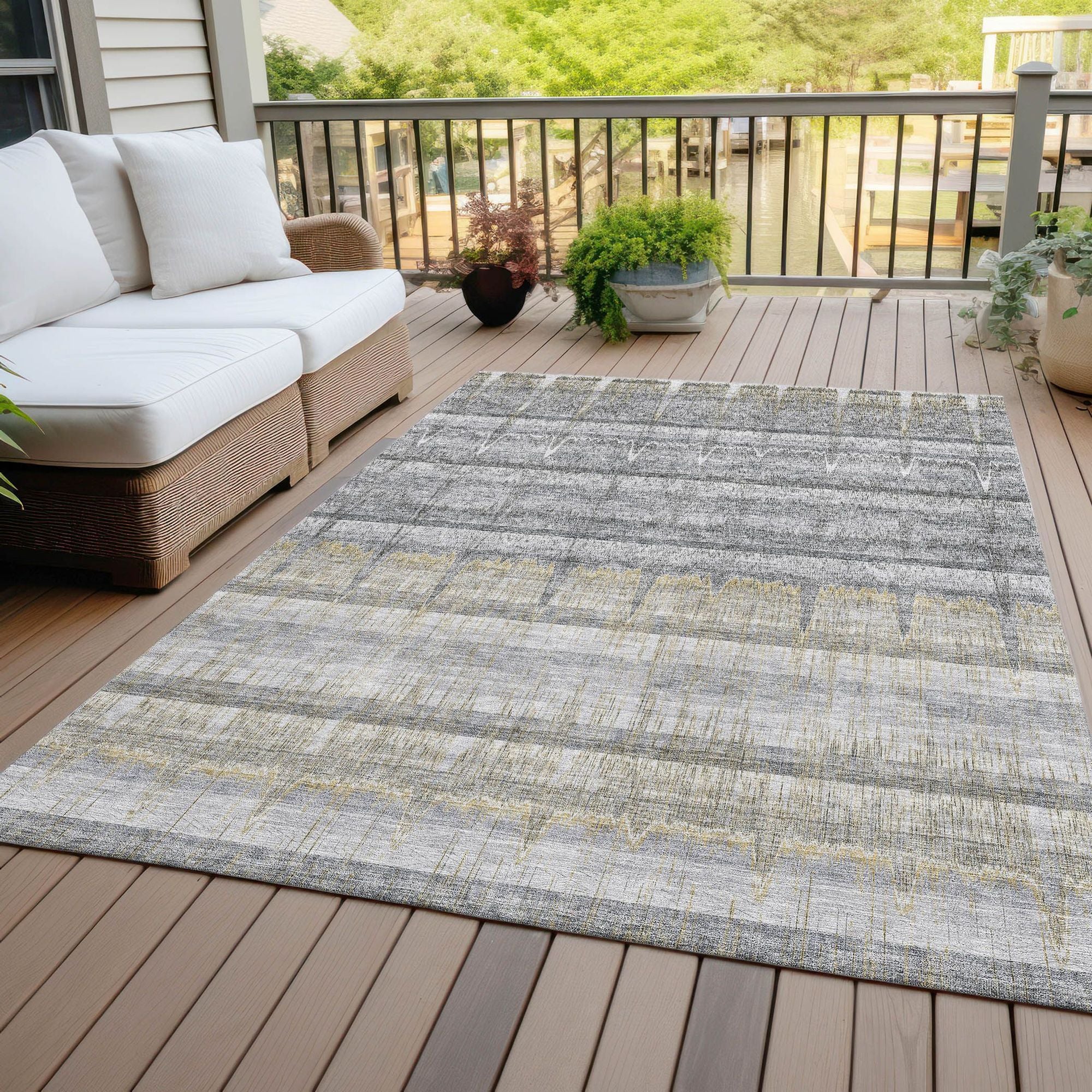 Machine Made ACN629 Gray  Rugs #color_gray 