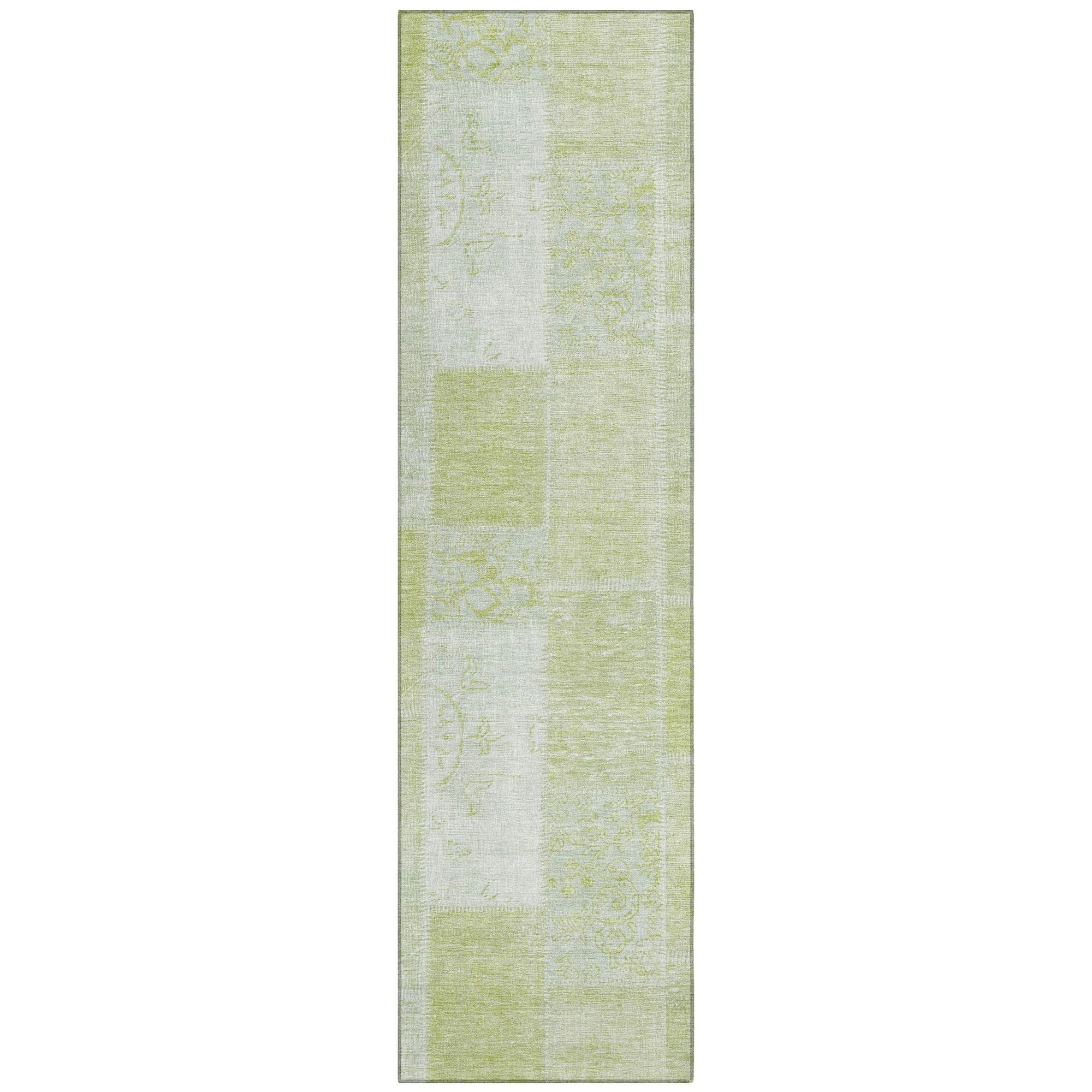 Machine Made ACN631 Aloe Green Rugs #color_aloe green