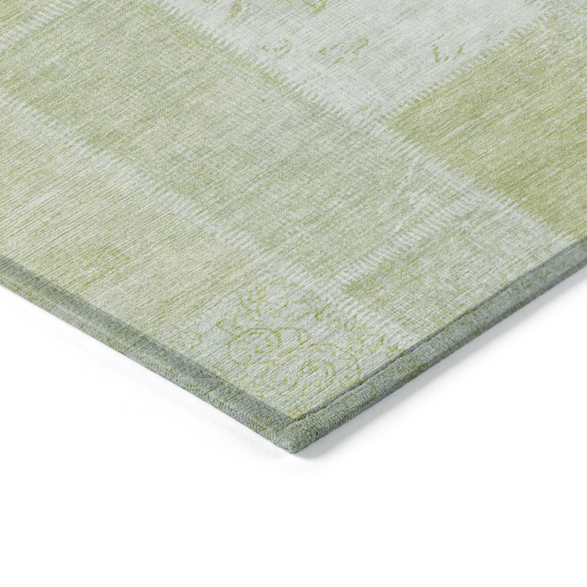 Machine Made ACN631 Aloe Green Rugs #color_aloe green