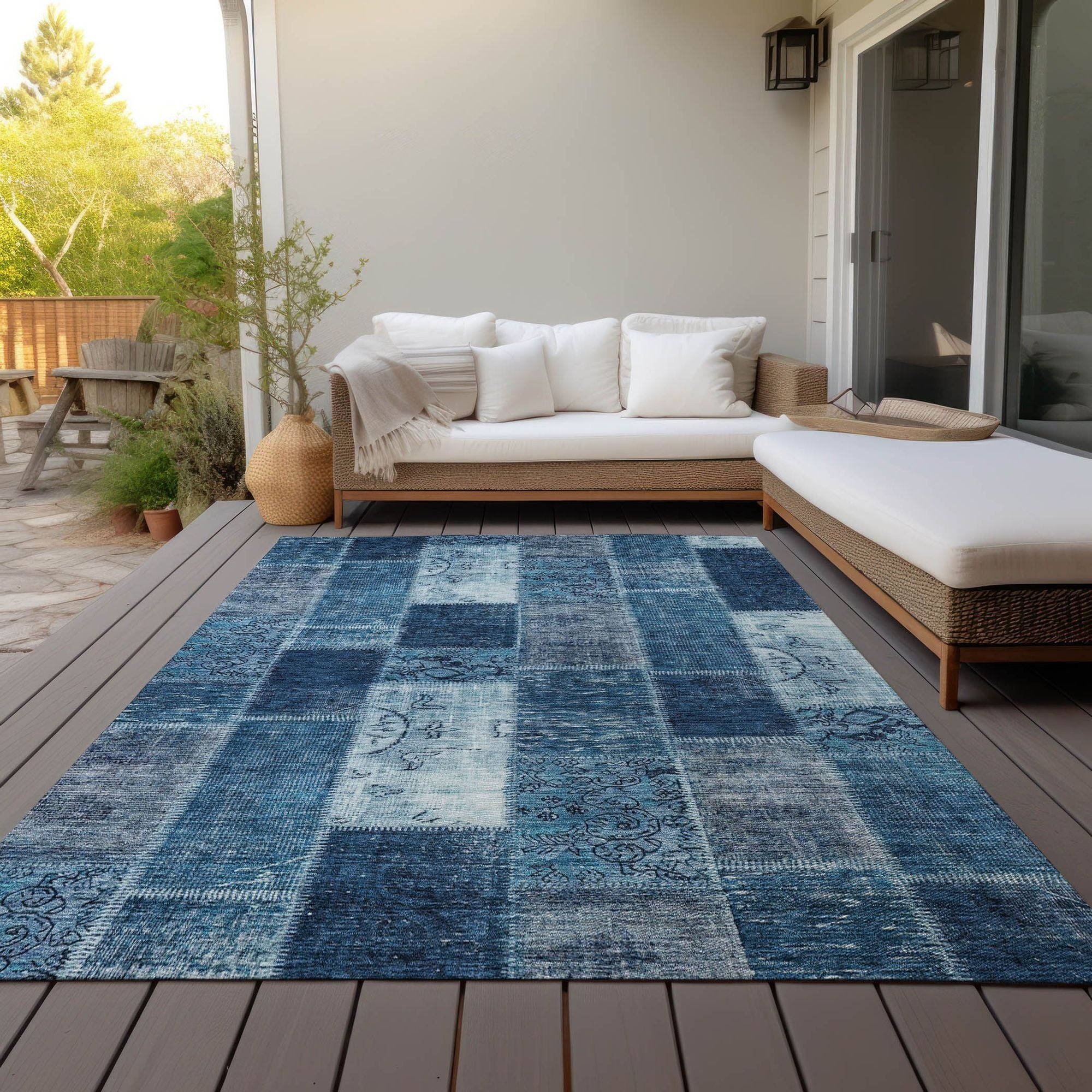 Machine Made ACN631 Blue  Rugs #color_blue 