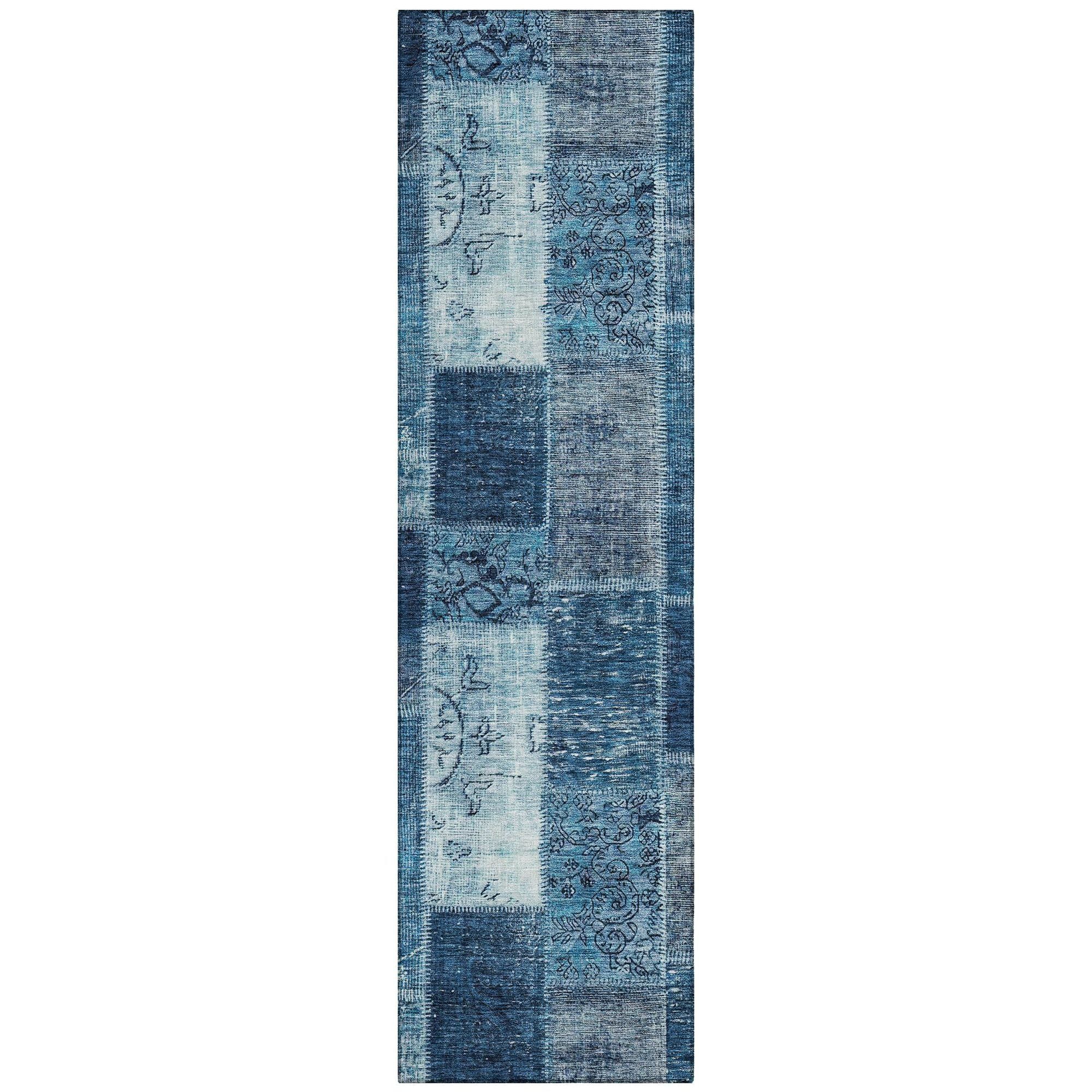 Machine Made ACN631 Blue  Rugs #color_blue 