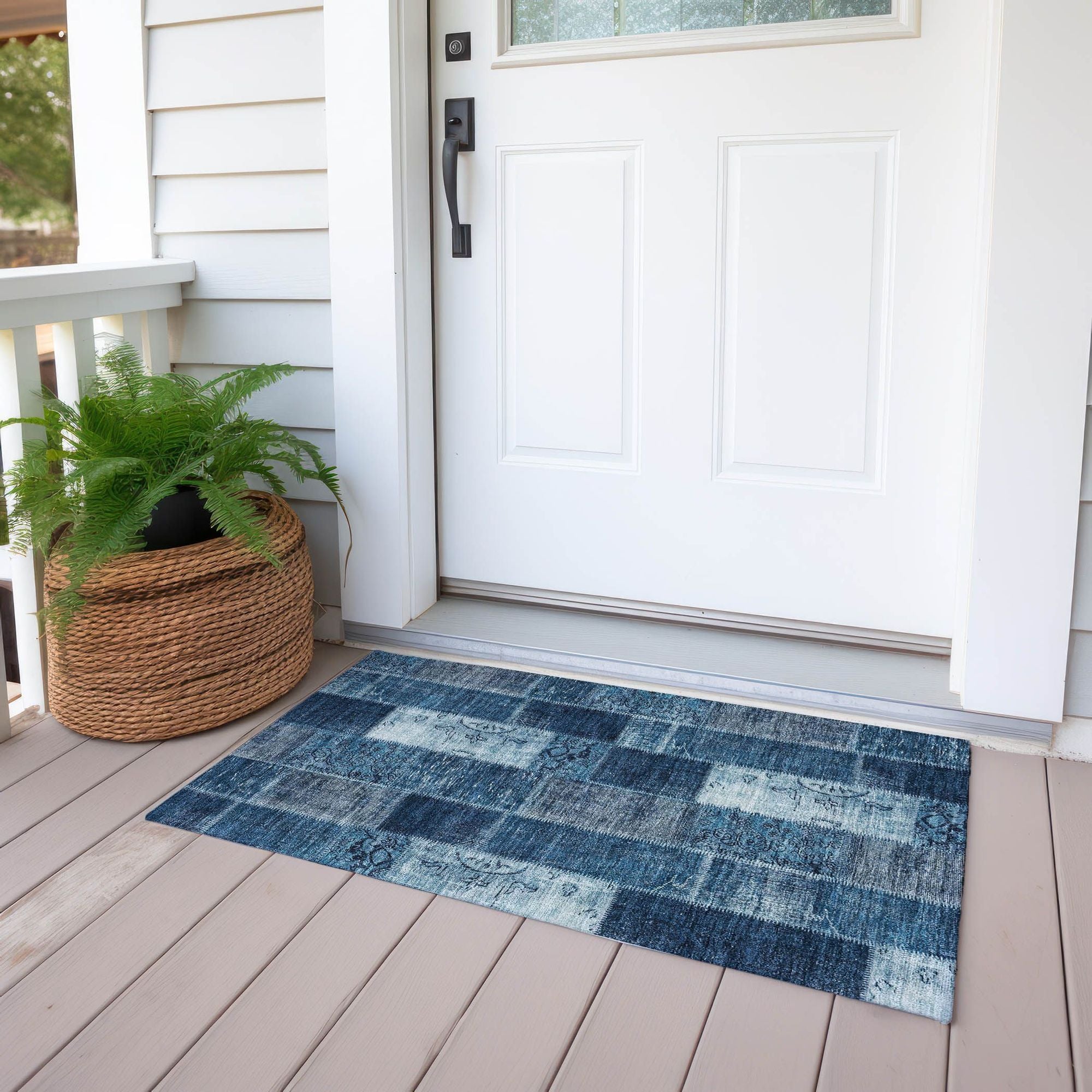 Machine Made ACN631 Blue  Rugs #color_blue 