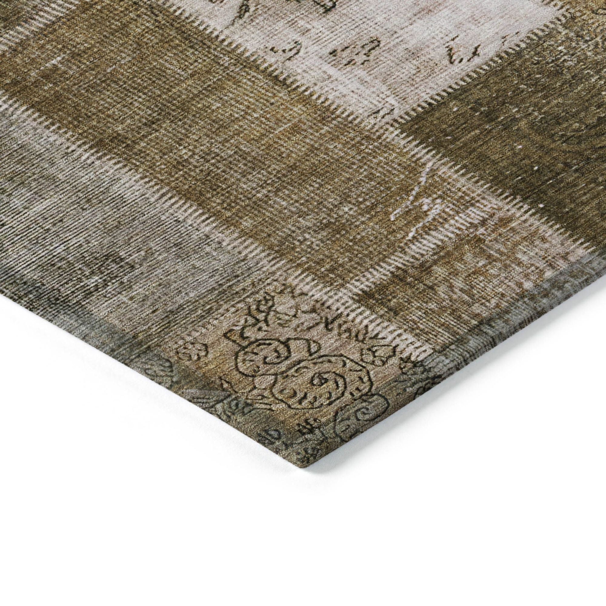 Machine Made ACN631 Brown  Rugs #color_brown 