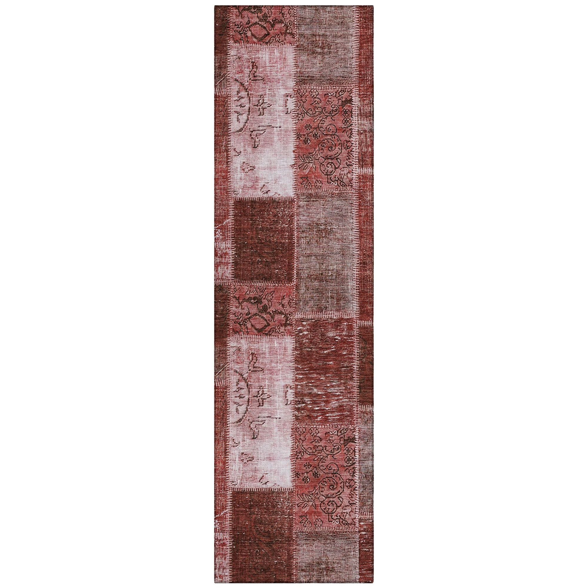 Machine Made ACN631 Burgundy Red Rugs #color_burgundy red