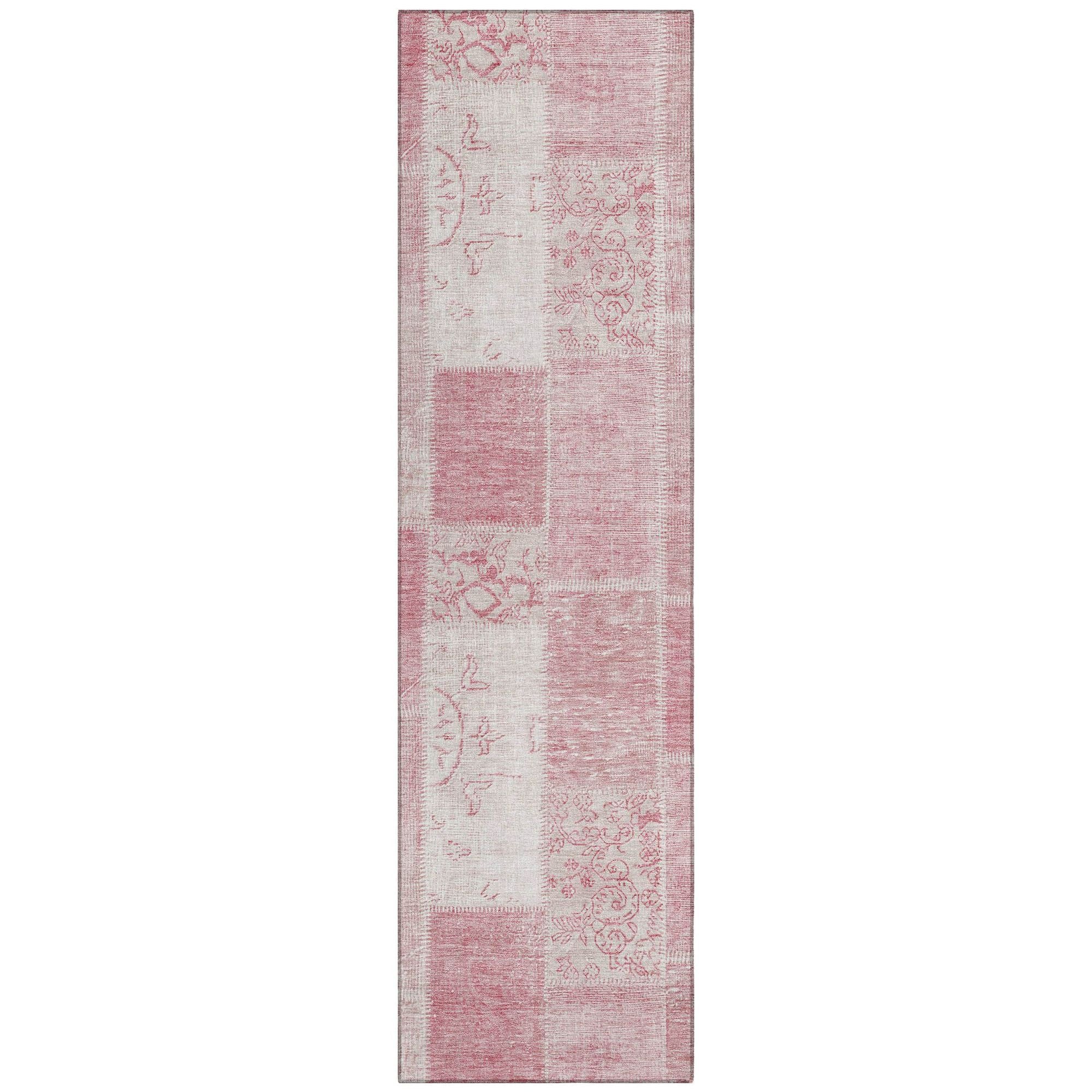 Machine Made ACN631 Pink  Rugs #color_pink 