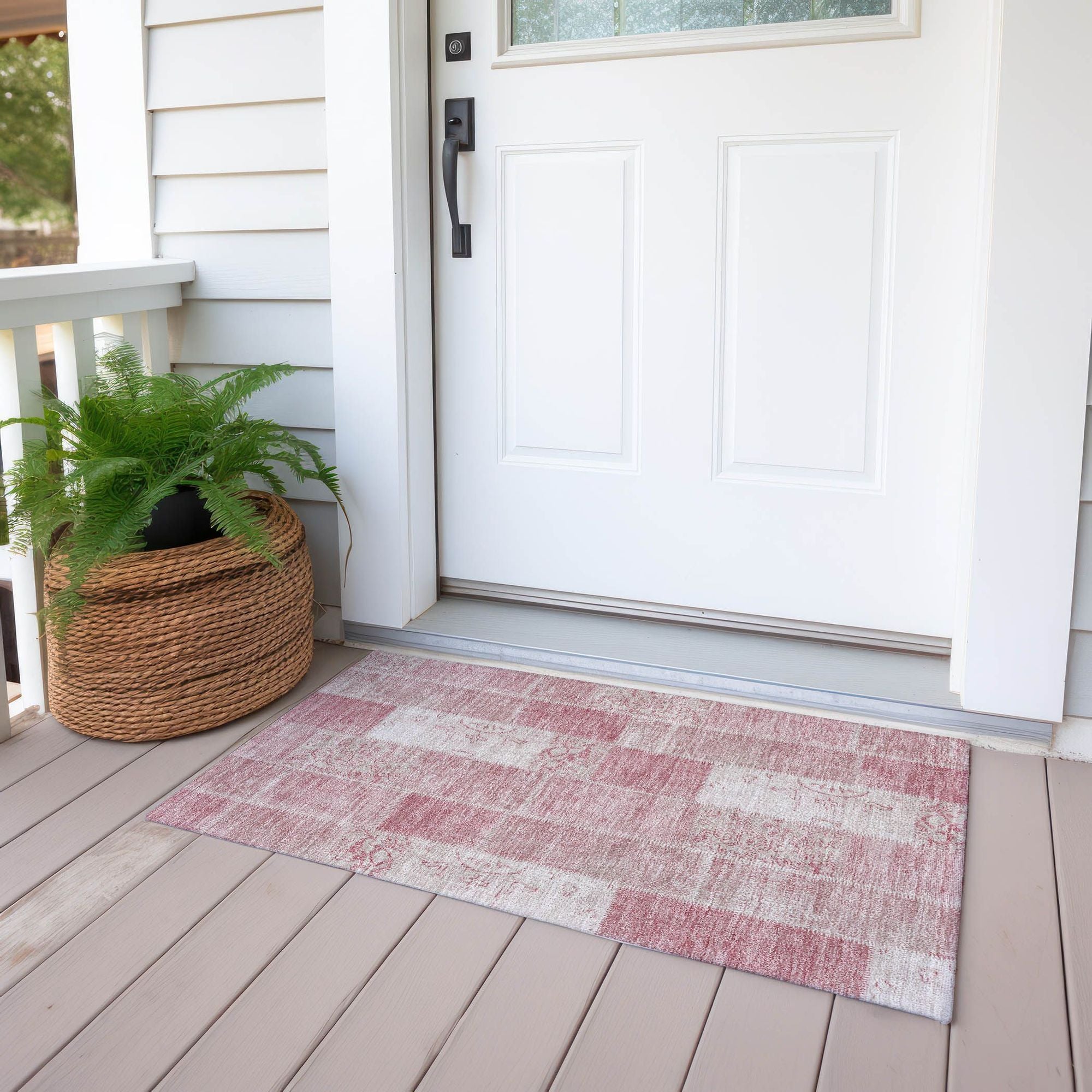 Machine Made ACN631 Pink  Rugs #color_pink 