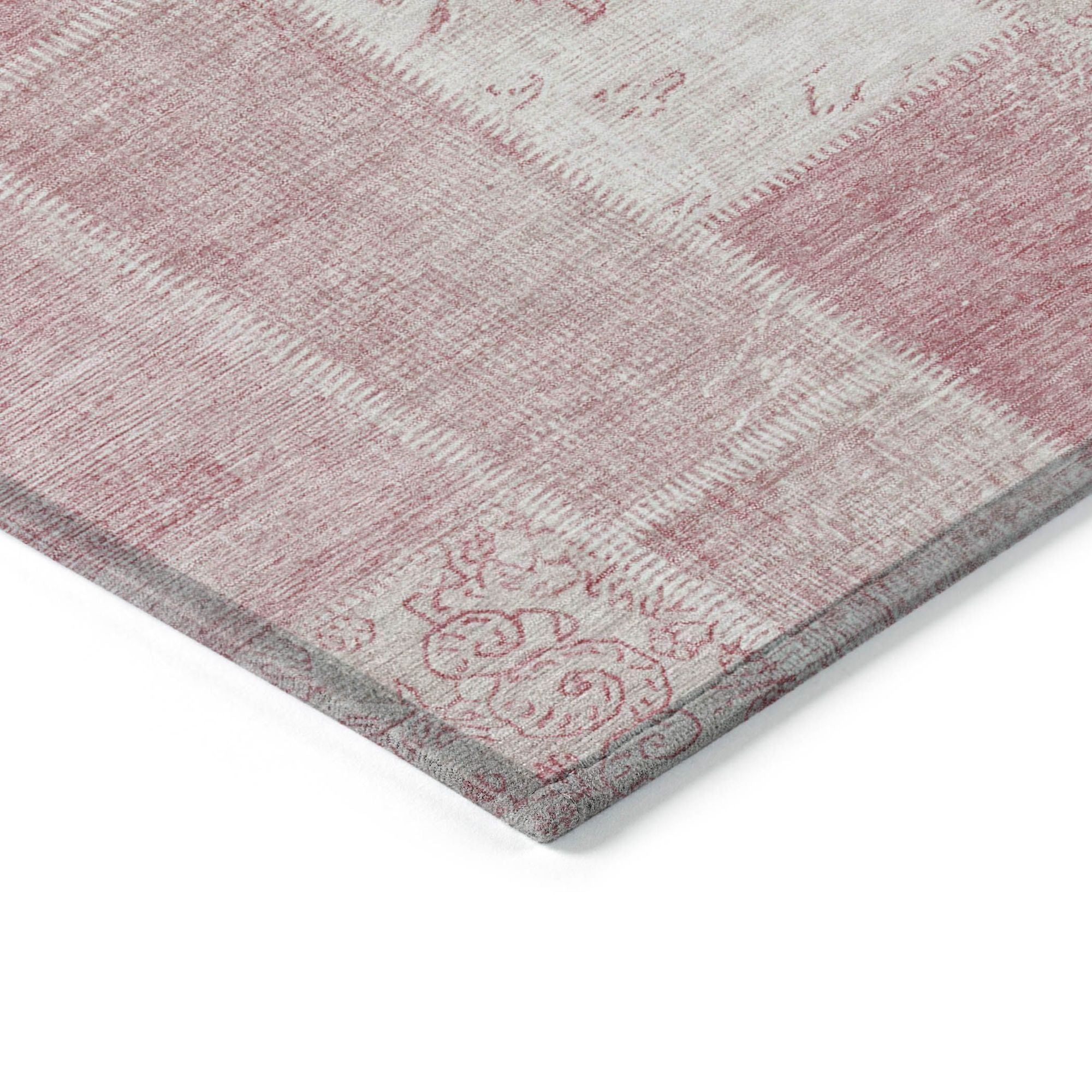 Machine Made ACN631 Pink  Rugs #color_pink 