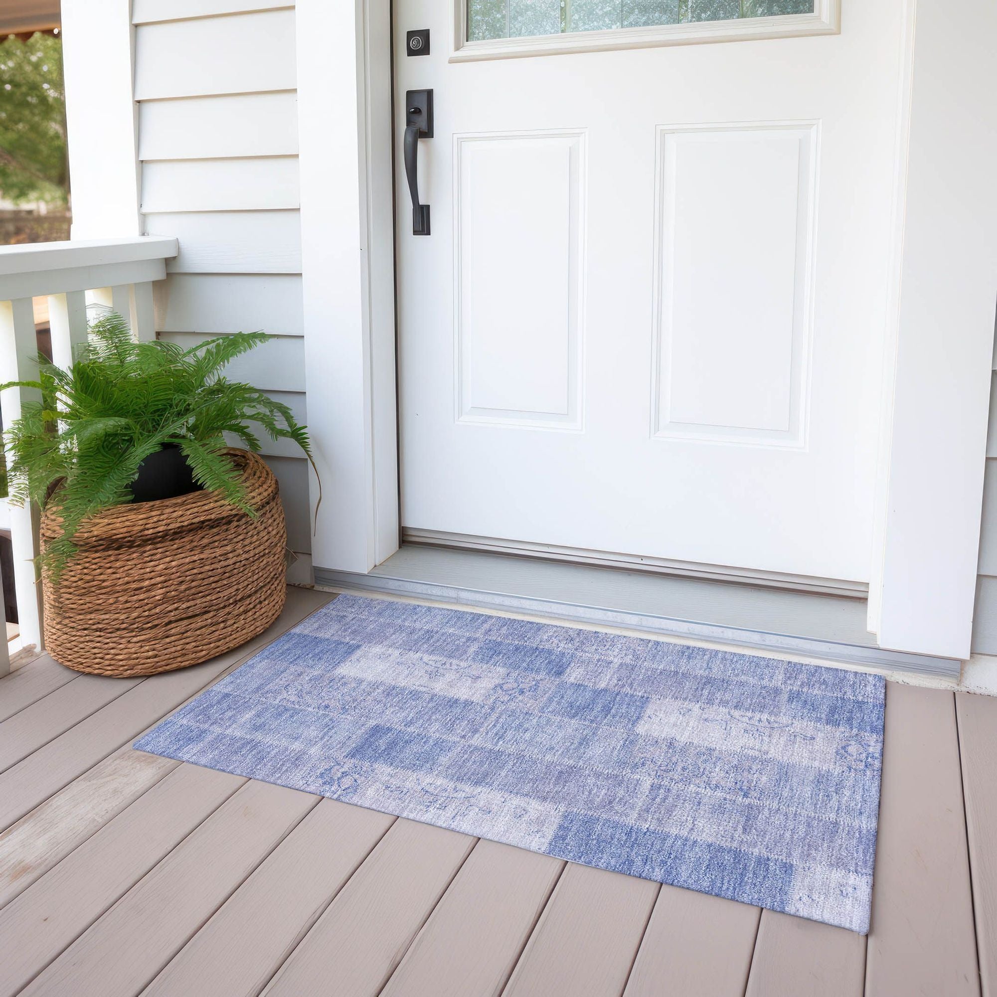 Machine Made ACN631 Sky Blue Rugs #color_sky blue