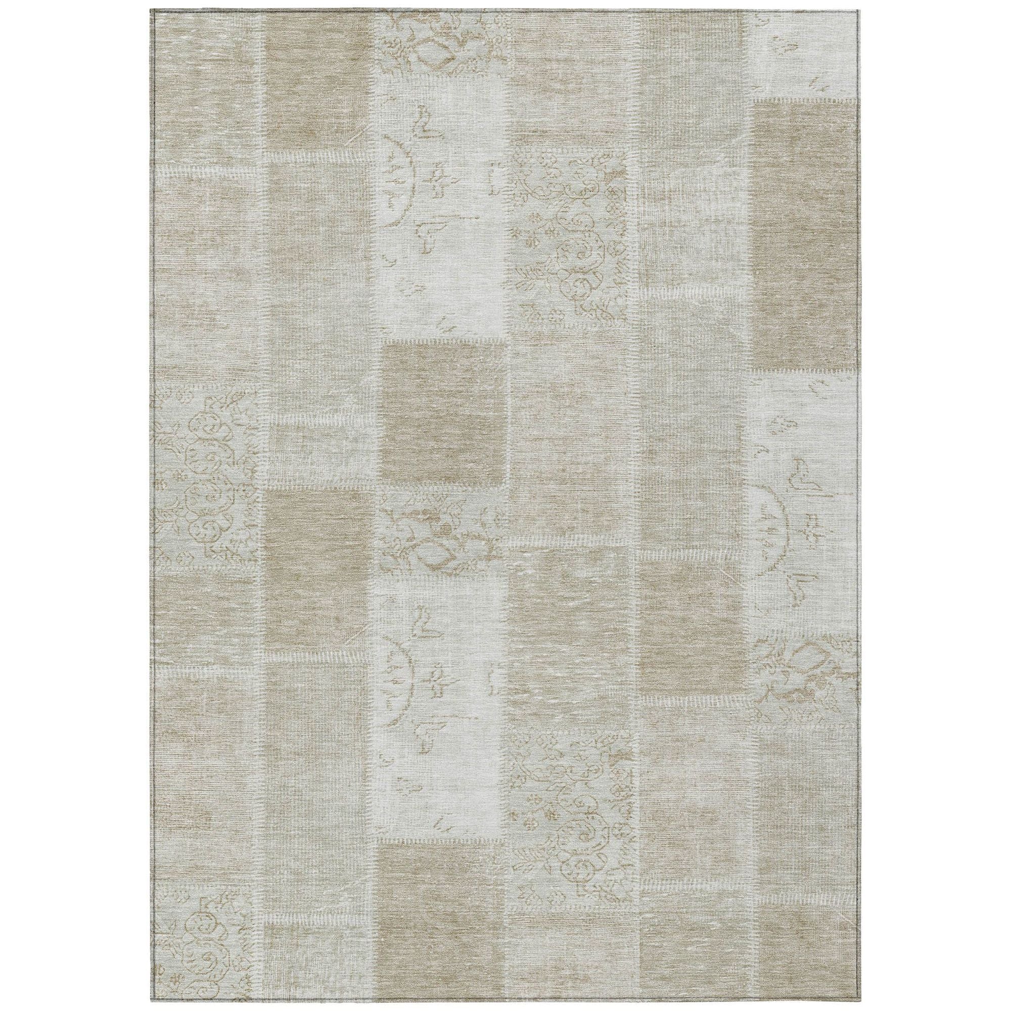 Machine Made ACN631 Taupe Brown Rugs #color_taupe brown