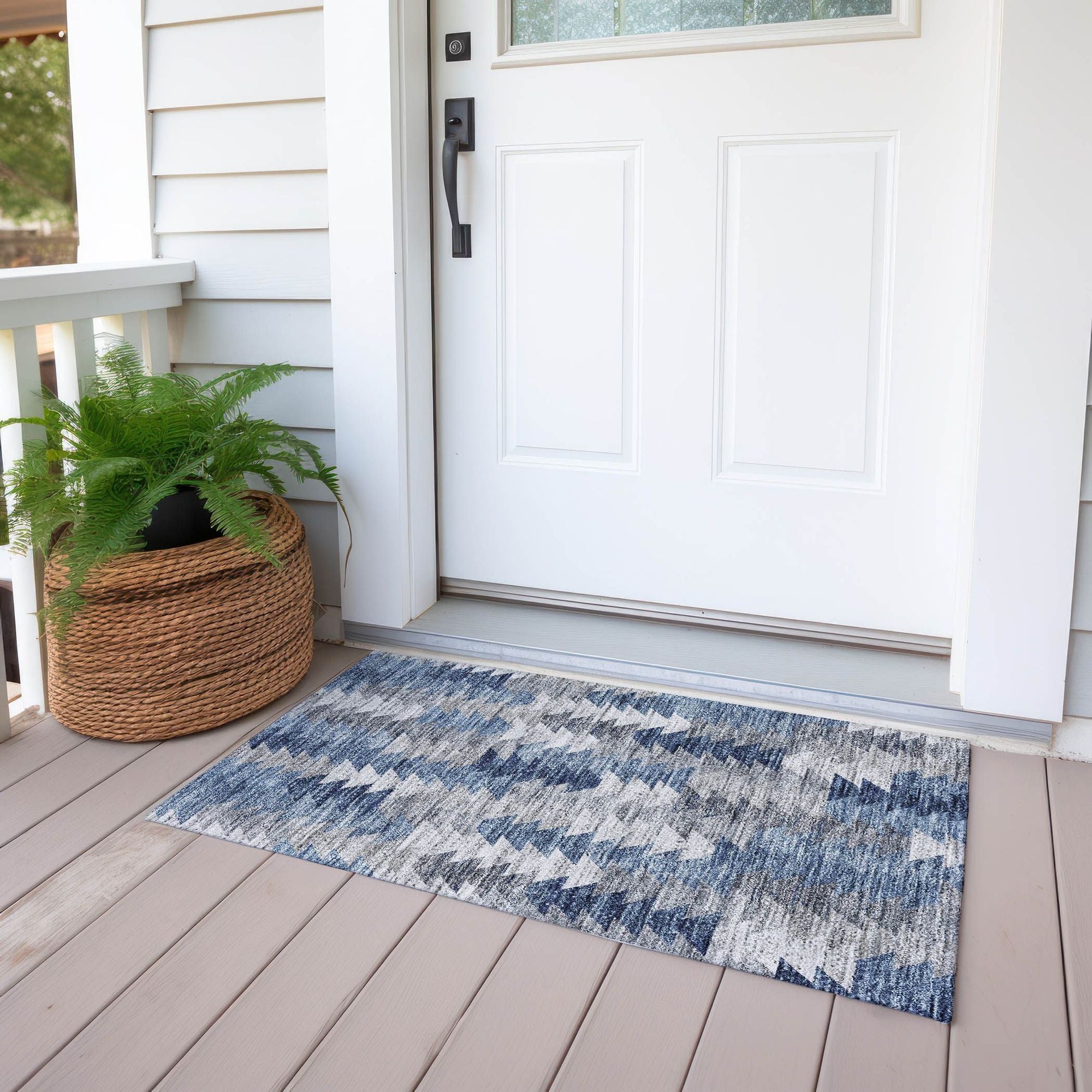 Machine Made ACN632 Blue  Rugs #color_blue 