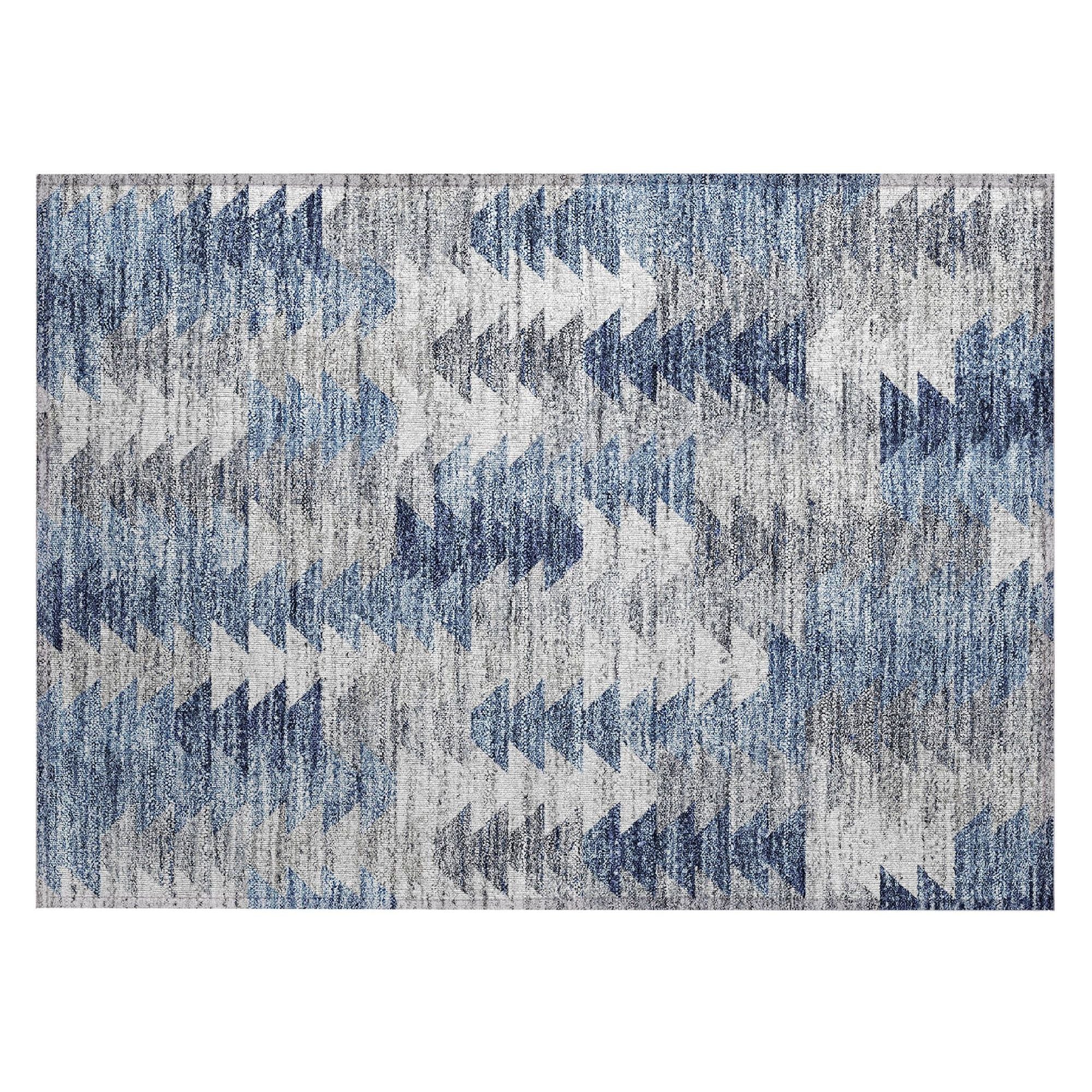 Machine Made ACN632 Blue  Rugs #color_blue 