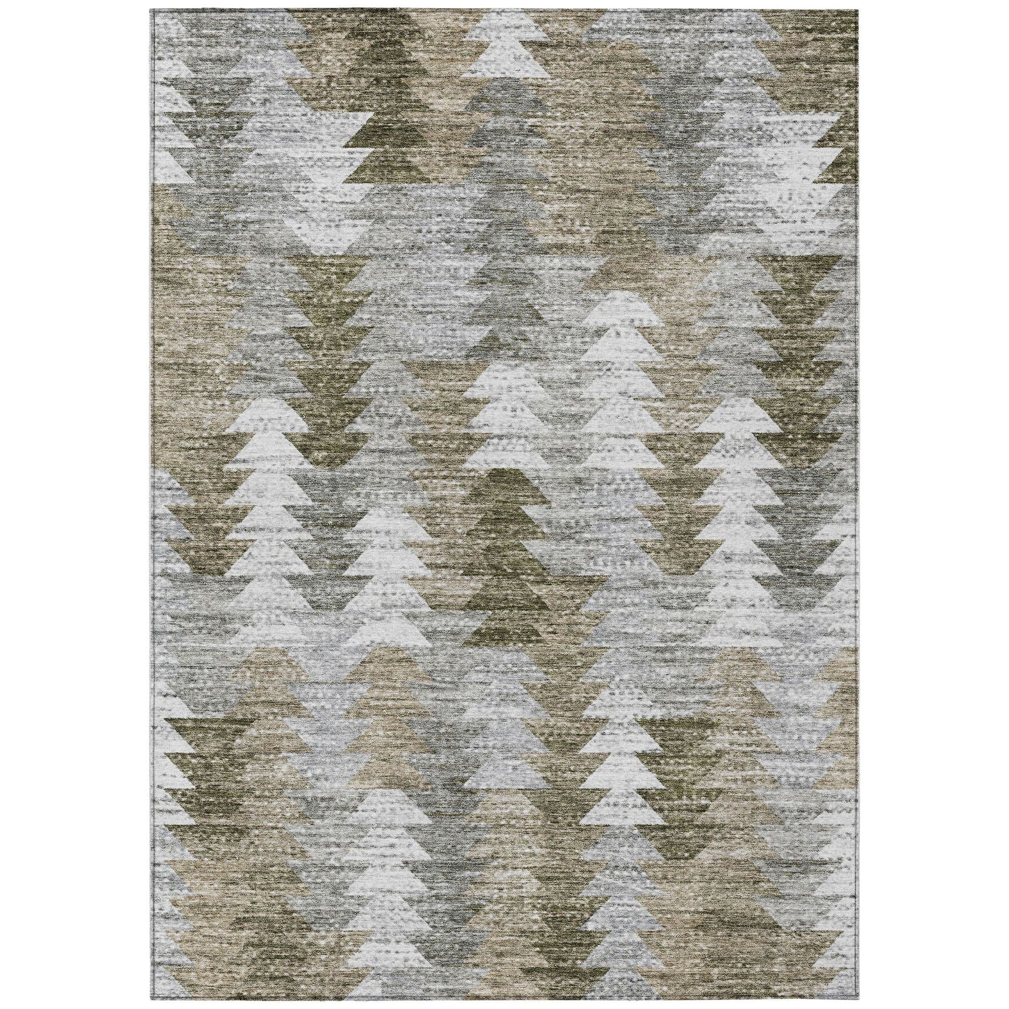 Machine Made ACN632 Brown  Rugs #color_brown 