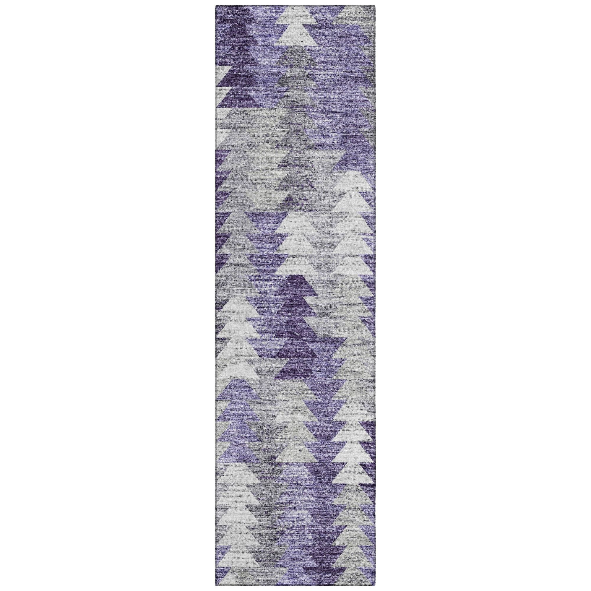 Machine Made ACN632 Purple  Rugs #color_purple 