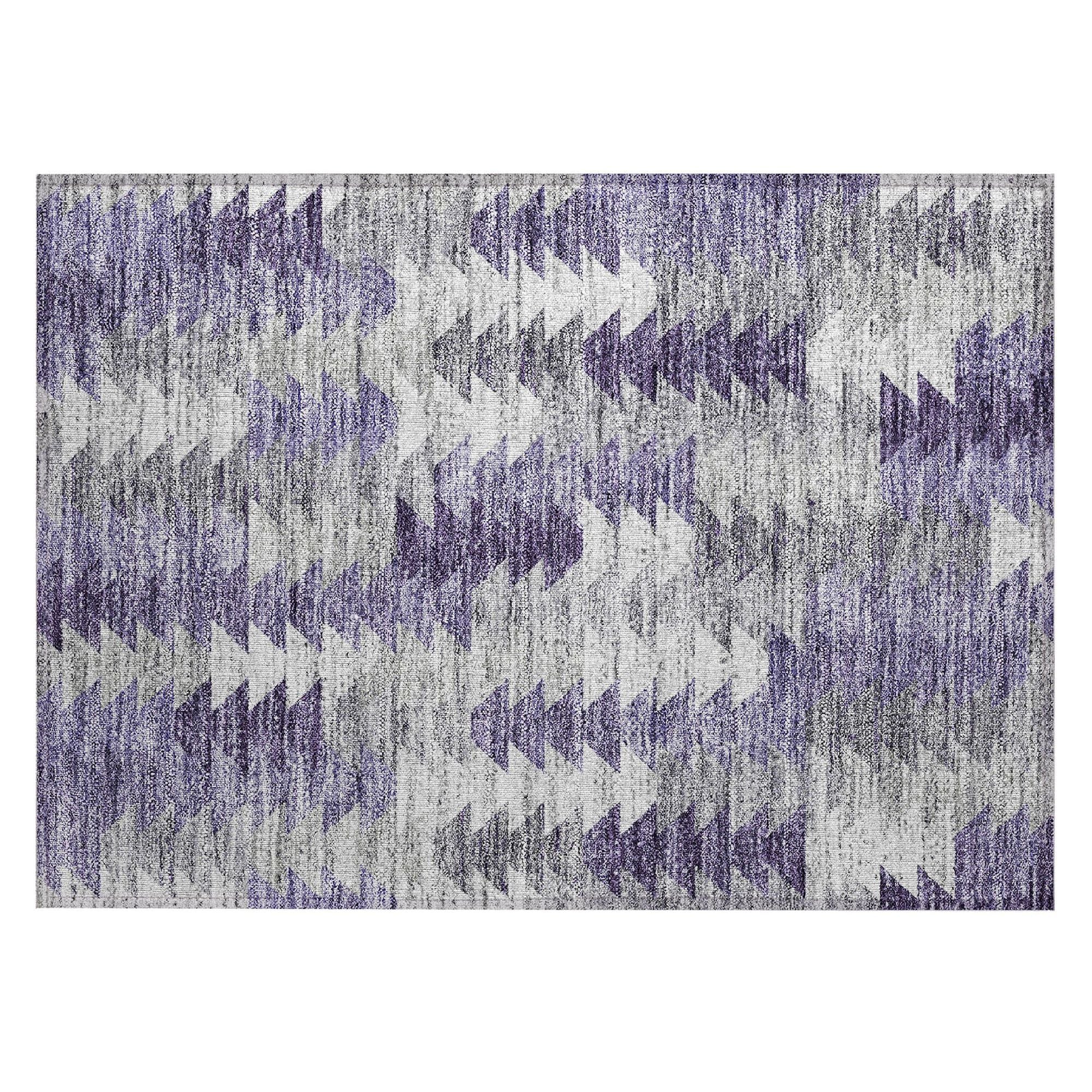 Machine Made ACN632 Purple  Rugs #color_purple 