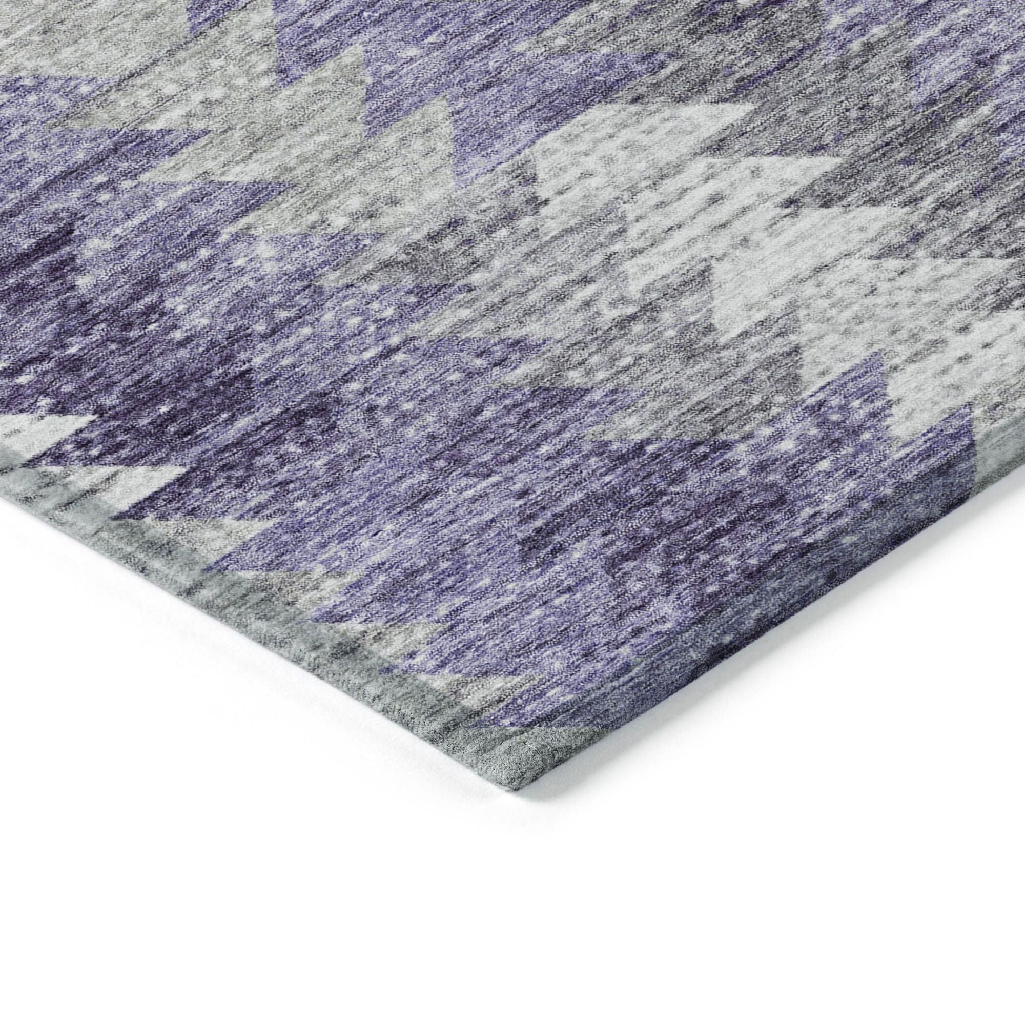 Machine Made ACN632 Purple  Rugs #color_purple 