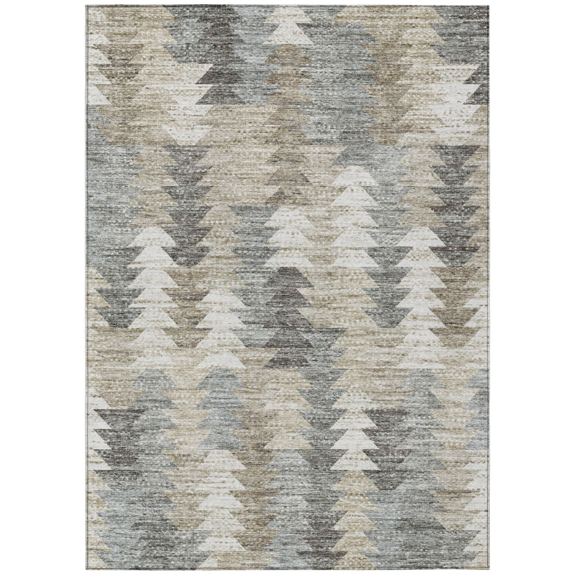 Machine Made ACN632 Taupe Brown Rugs #color_taupe brown