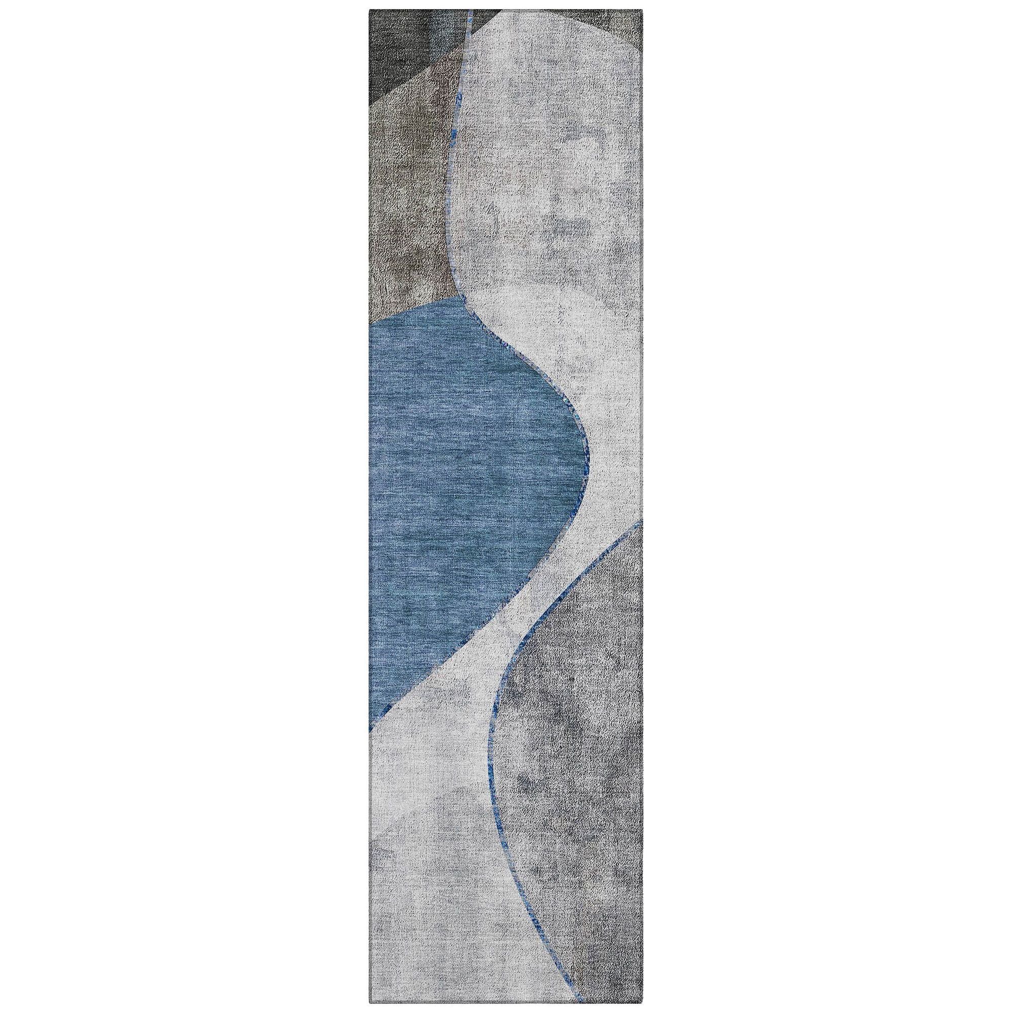 Machine Made ACN633 Blue  Rugs #color_blue 