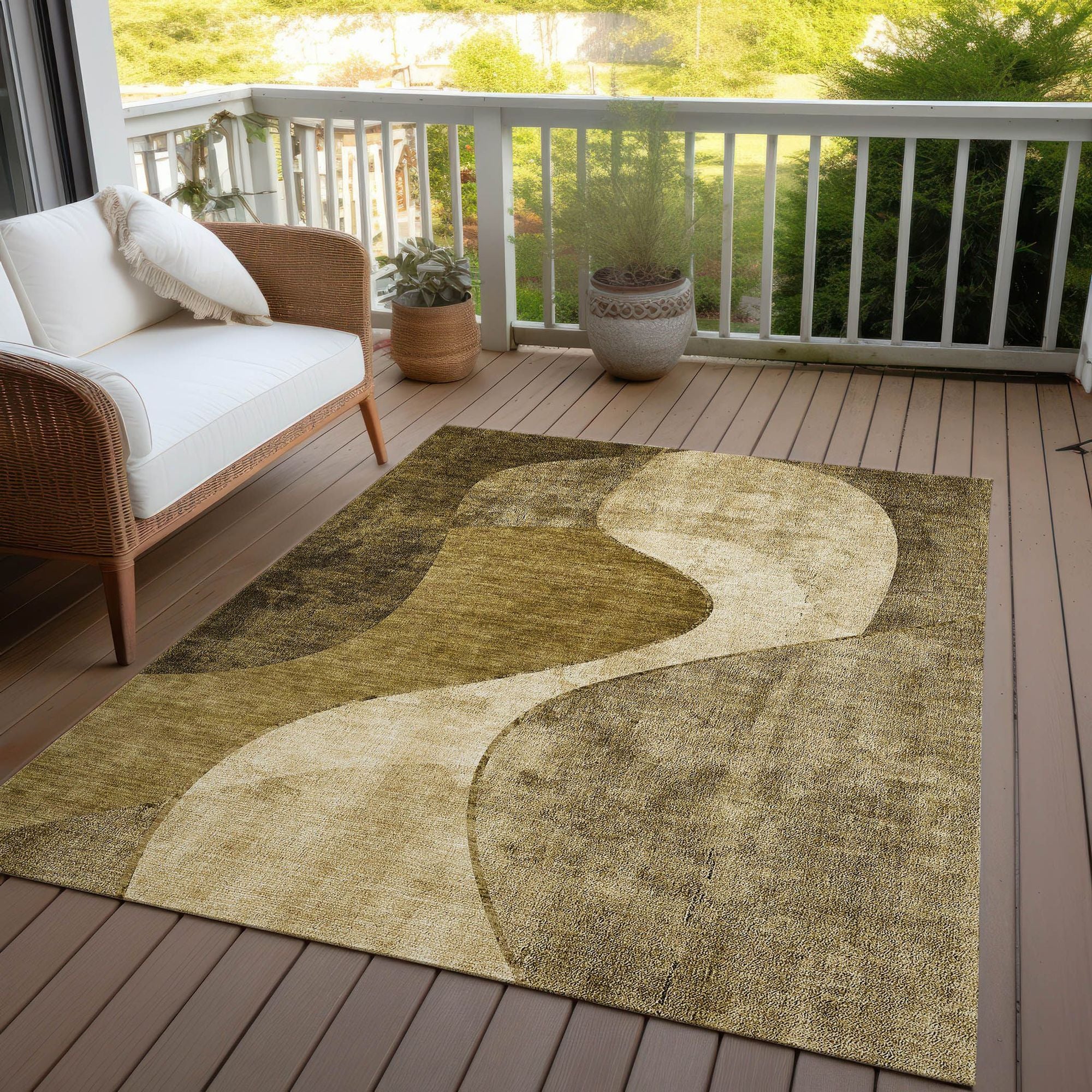 Machine Made ACN633 Brown  Rugs #color_brown 