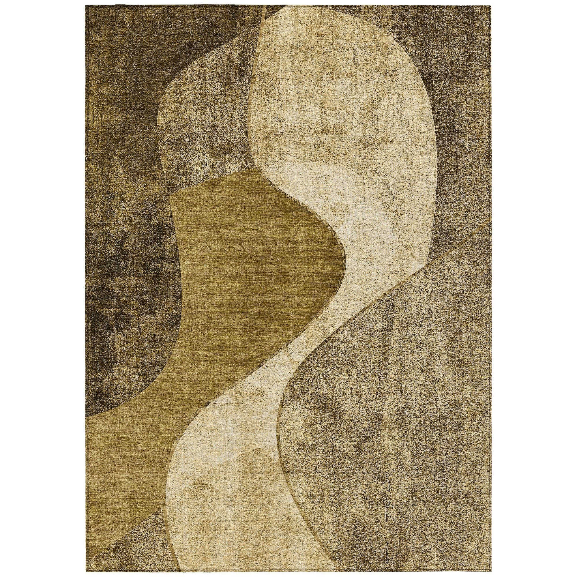 Machine Made ACN633 Brown  Rugs #color_brown 