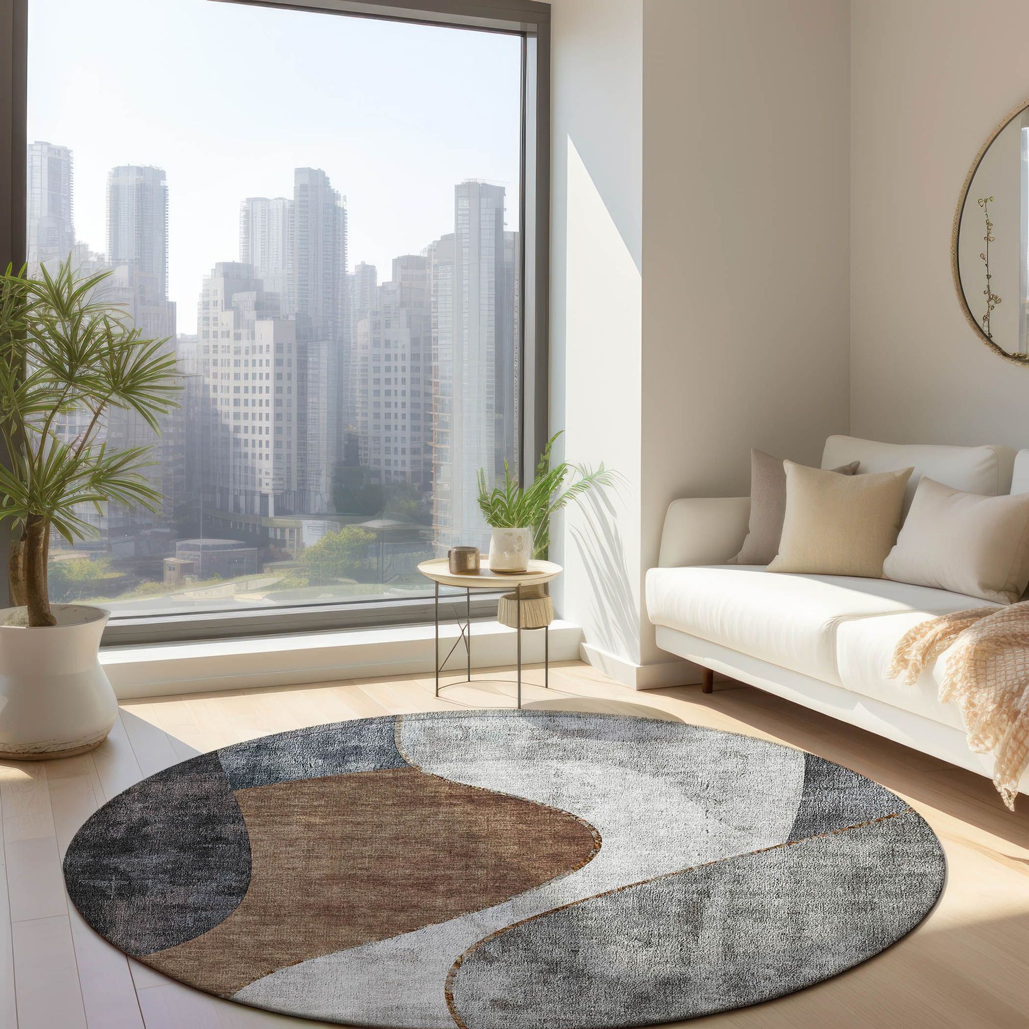 Machine Made ACN633 Gray  Rugs #color_gray 