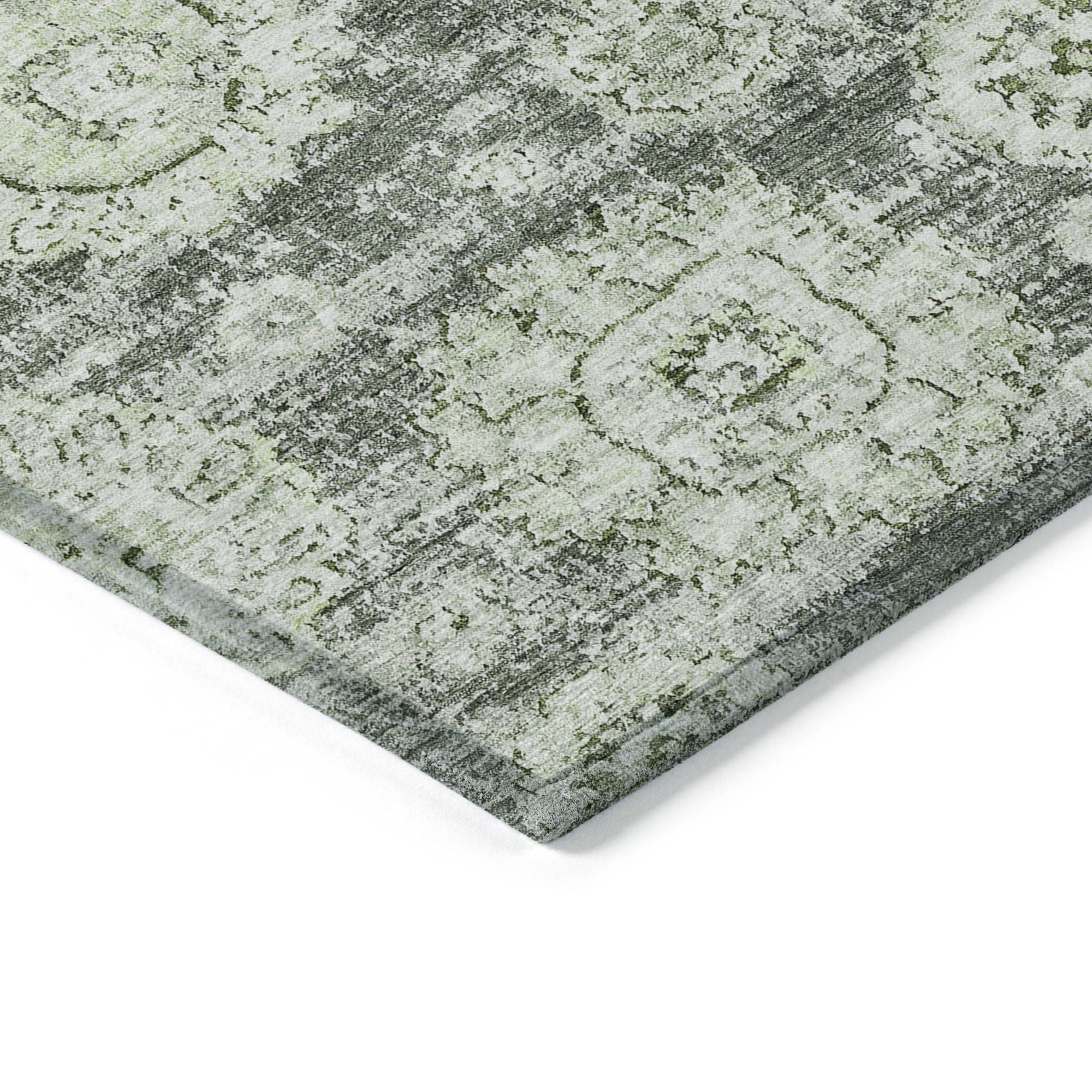 Machine Made ACN634 Aloe Green Rugs #color_aloe green