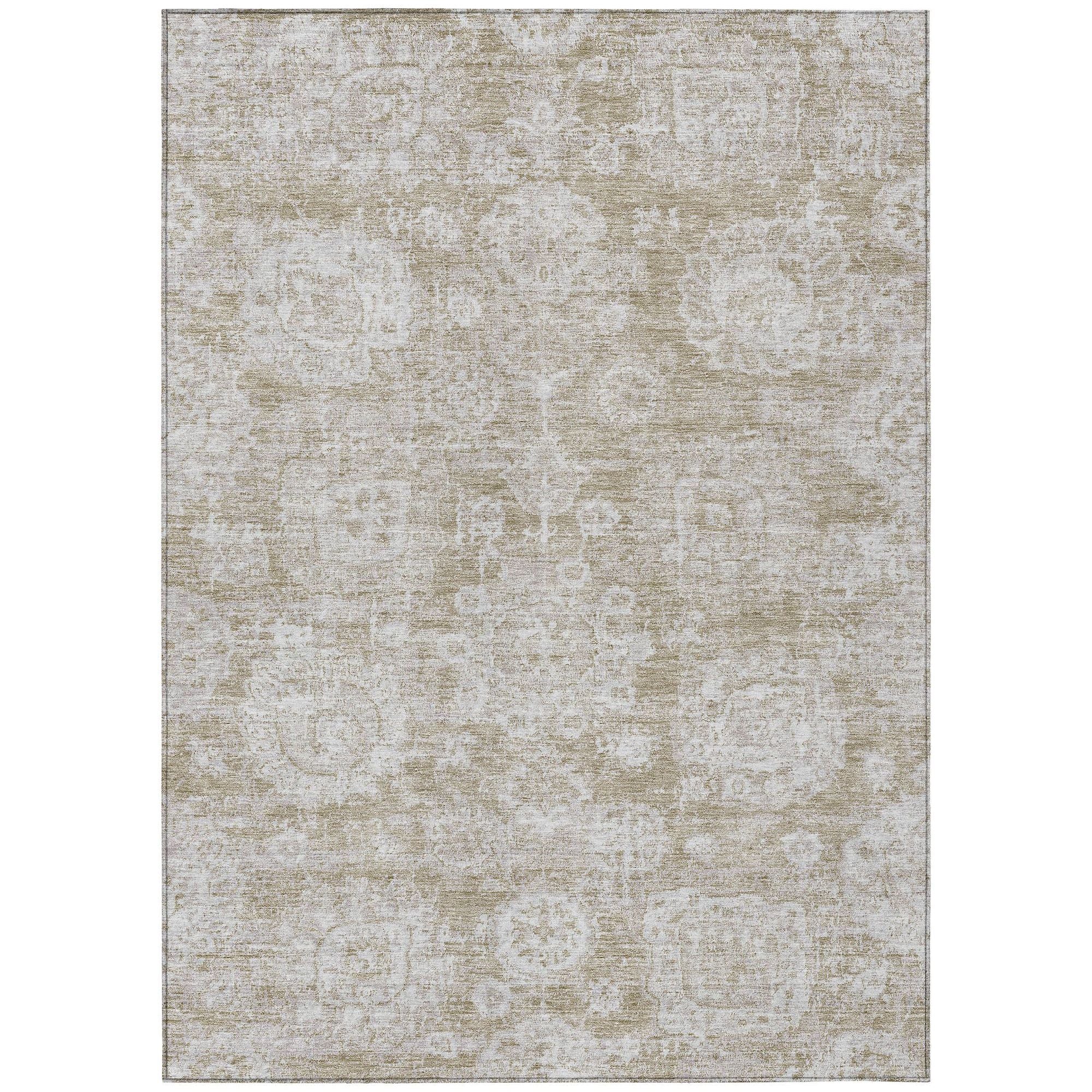 Machine Made ACN634 Beige Brown Rugs #color_beige brown