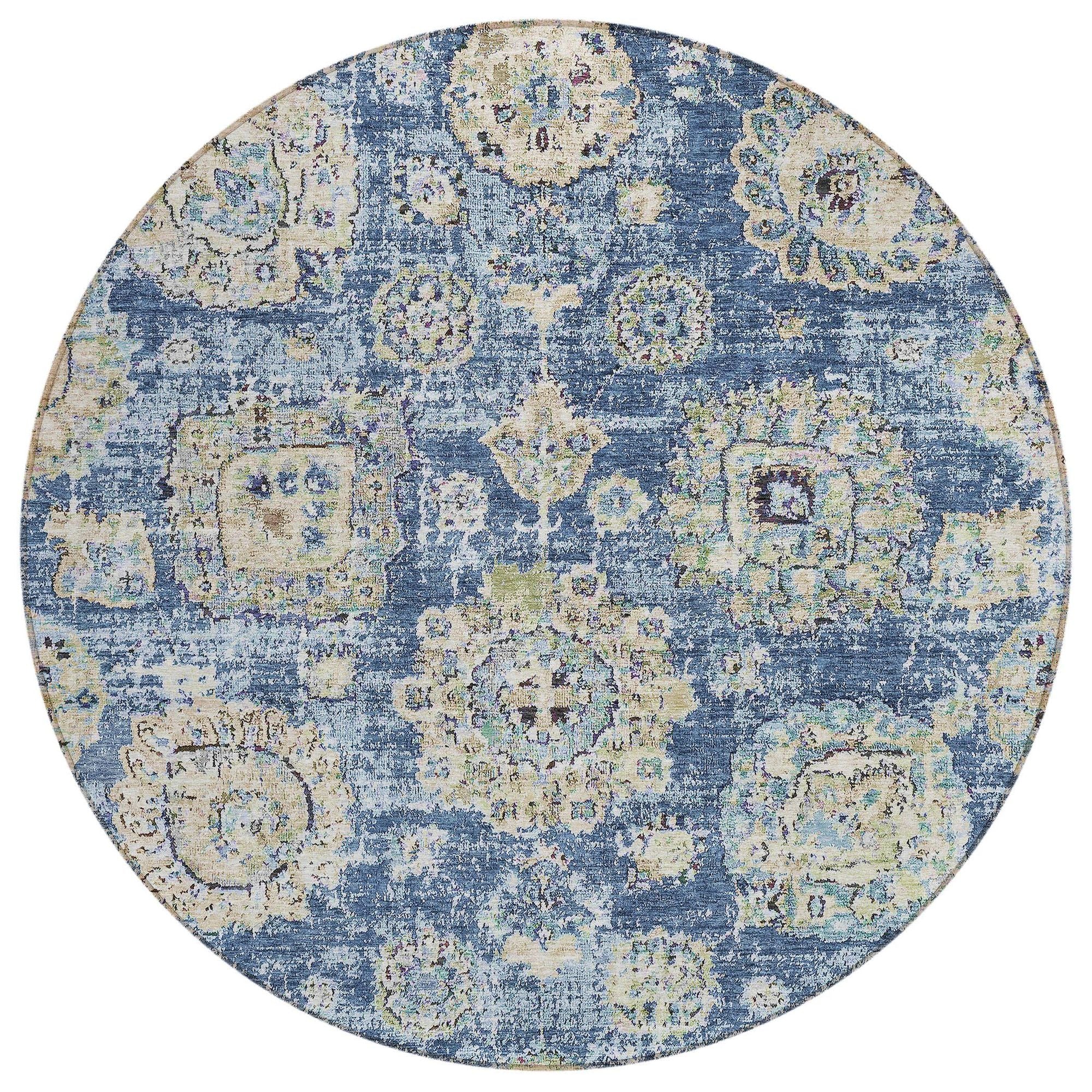 Machine Made ACN634 Blue  Rugs #color_blue 