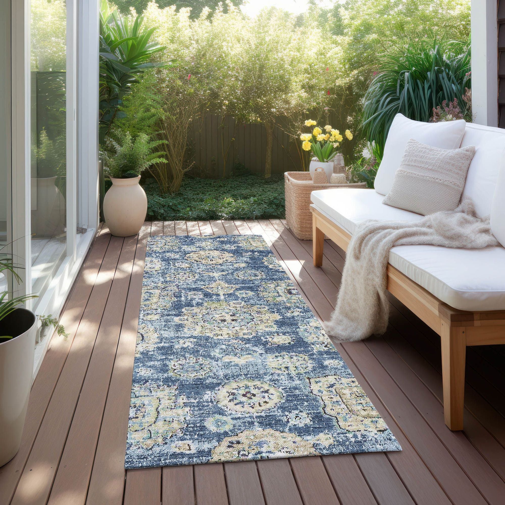 Machine Made ACN634 Blue  Rugs #color_blue 