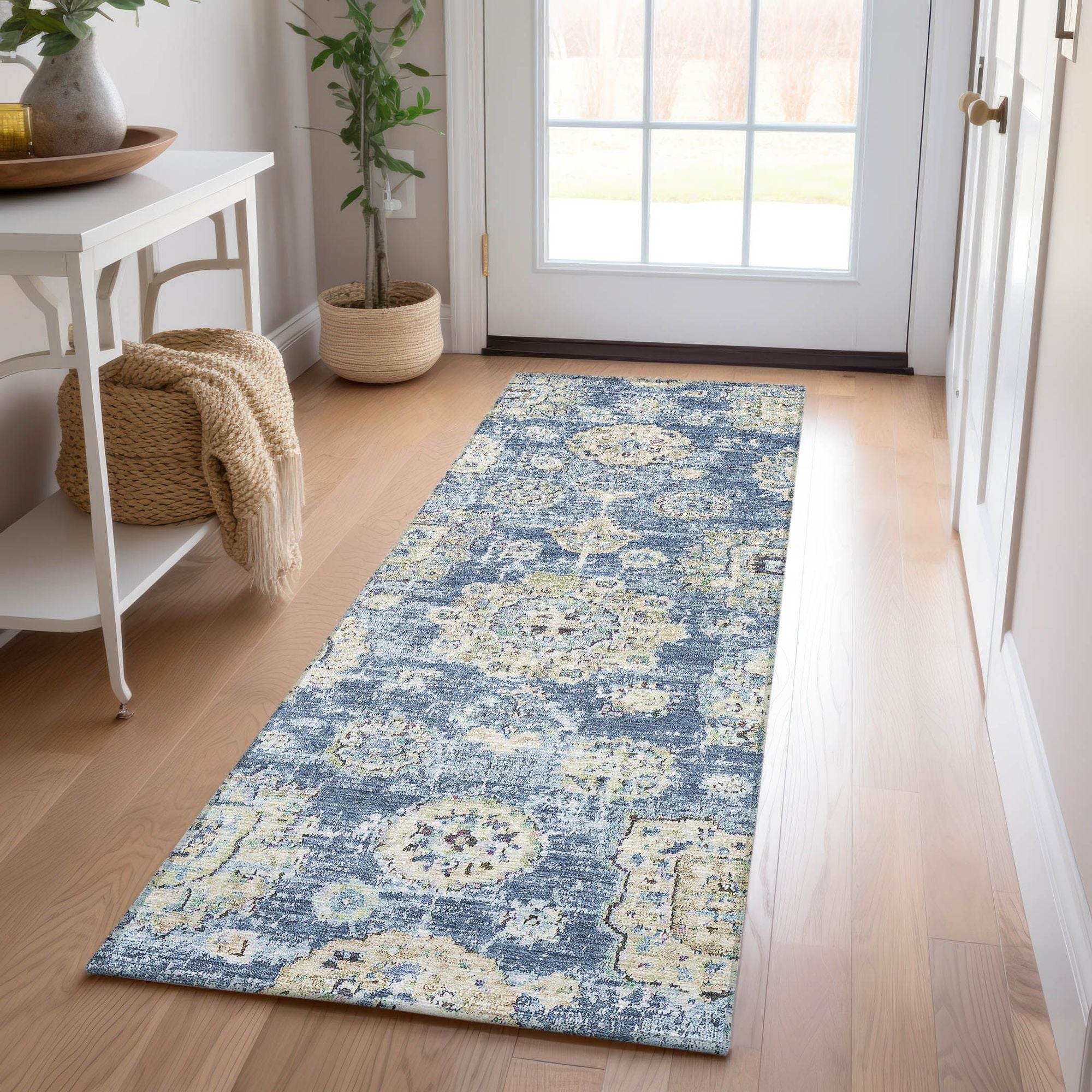 Machine Made ACN634 Blue  Rugs #color_blue 