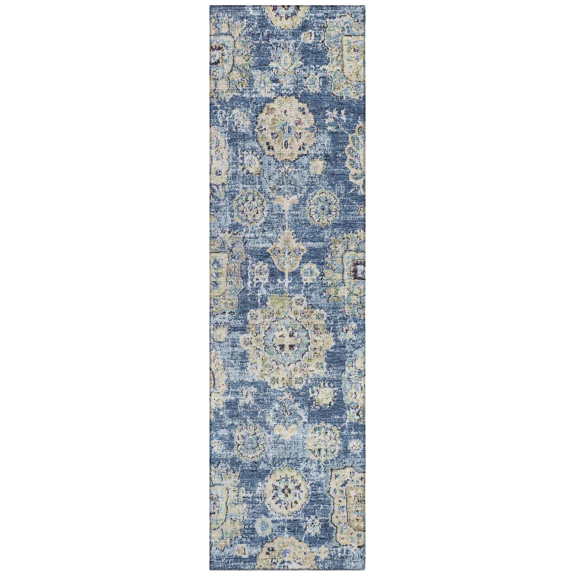 Machine Made ACN634 Blue  Rugs #color_blue 