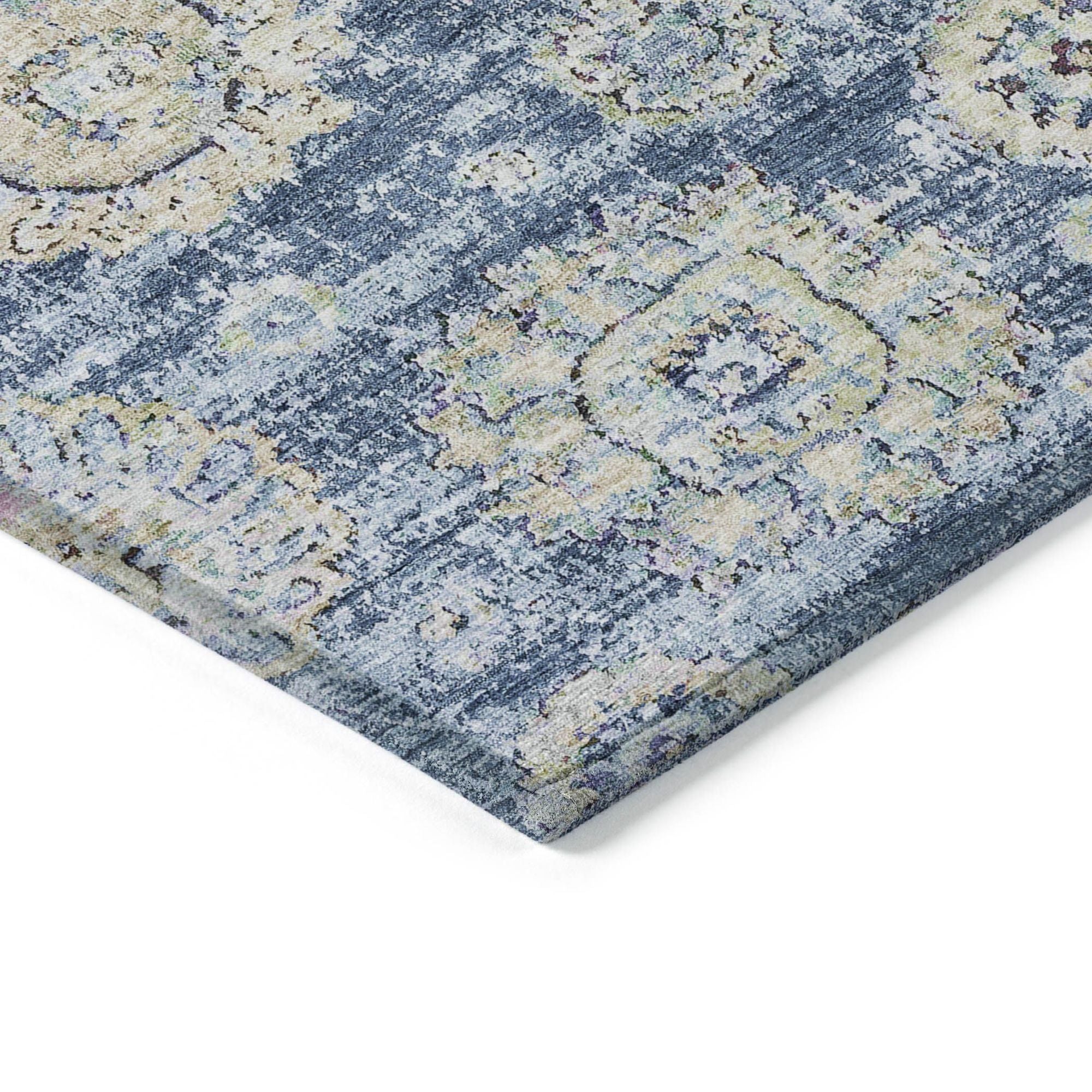 Machine Made ACN634 Blue  Rugs #color_blue 