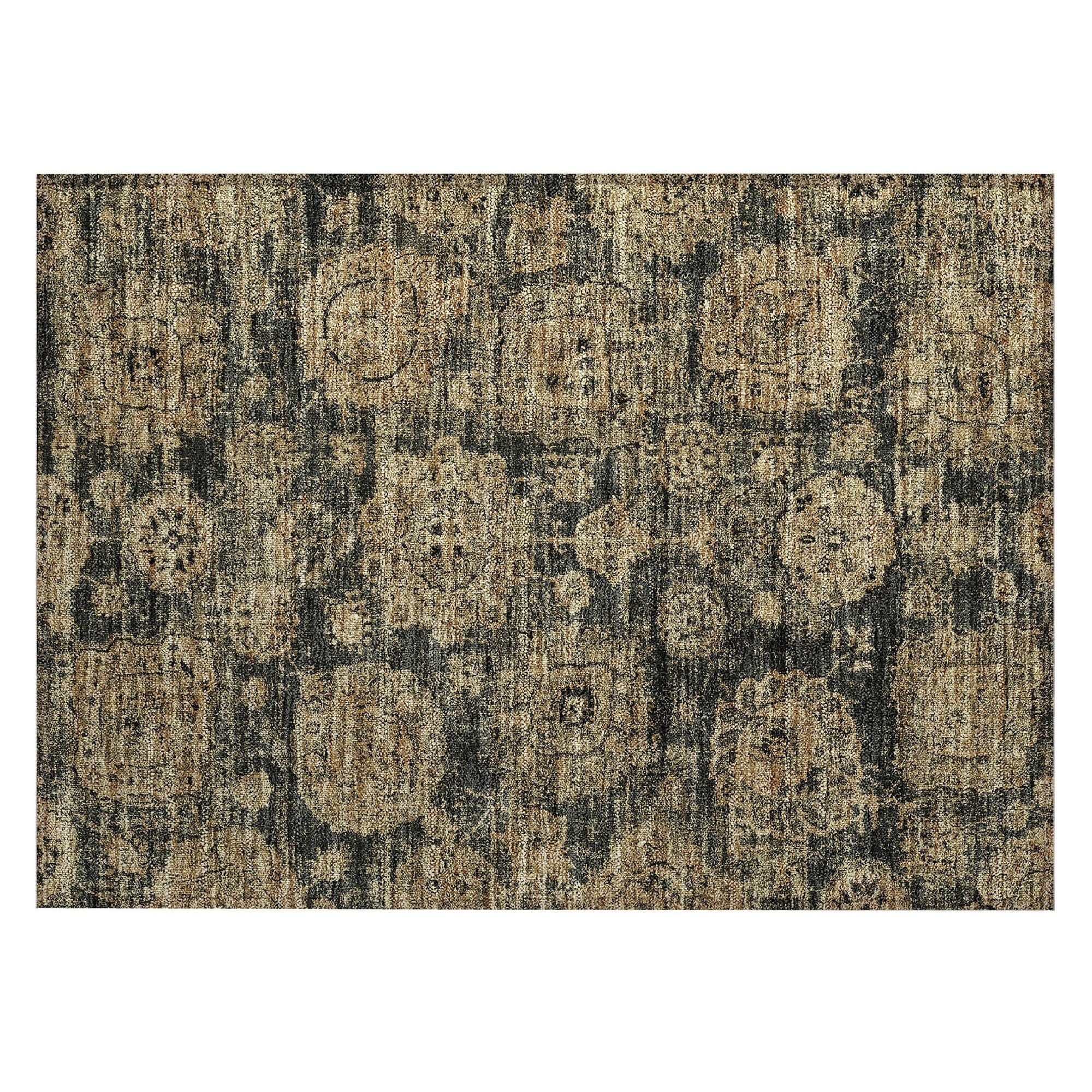 Machine Made ACN634 Charcoal Gray Rugs #color_charcoal gray