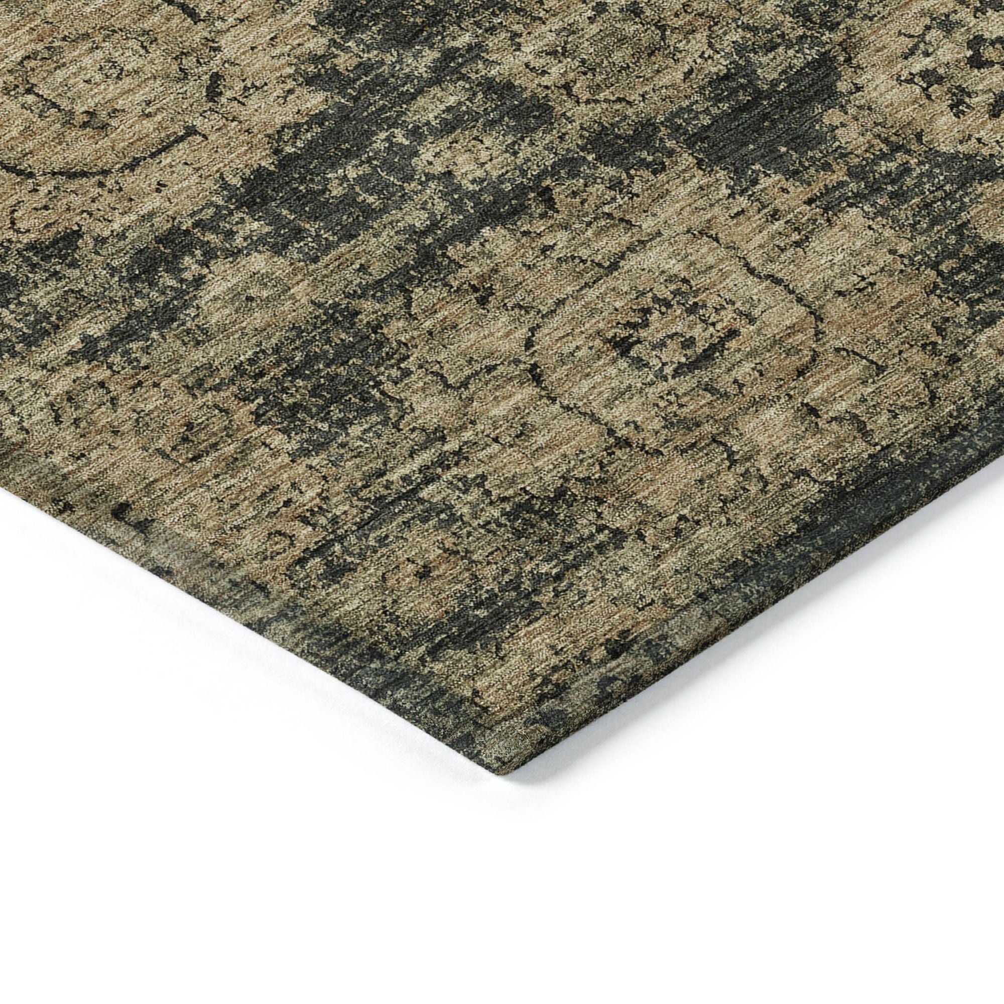 Machine Made ACN634 Charcoal Gray Rugs #color_charcoal gray