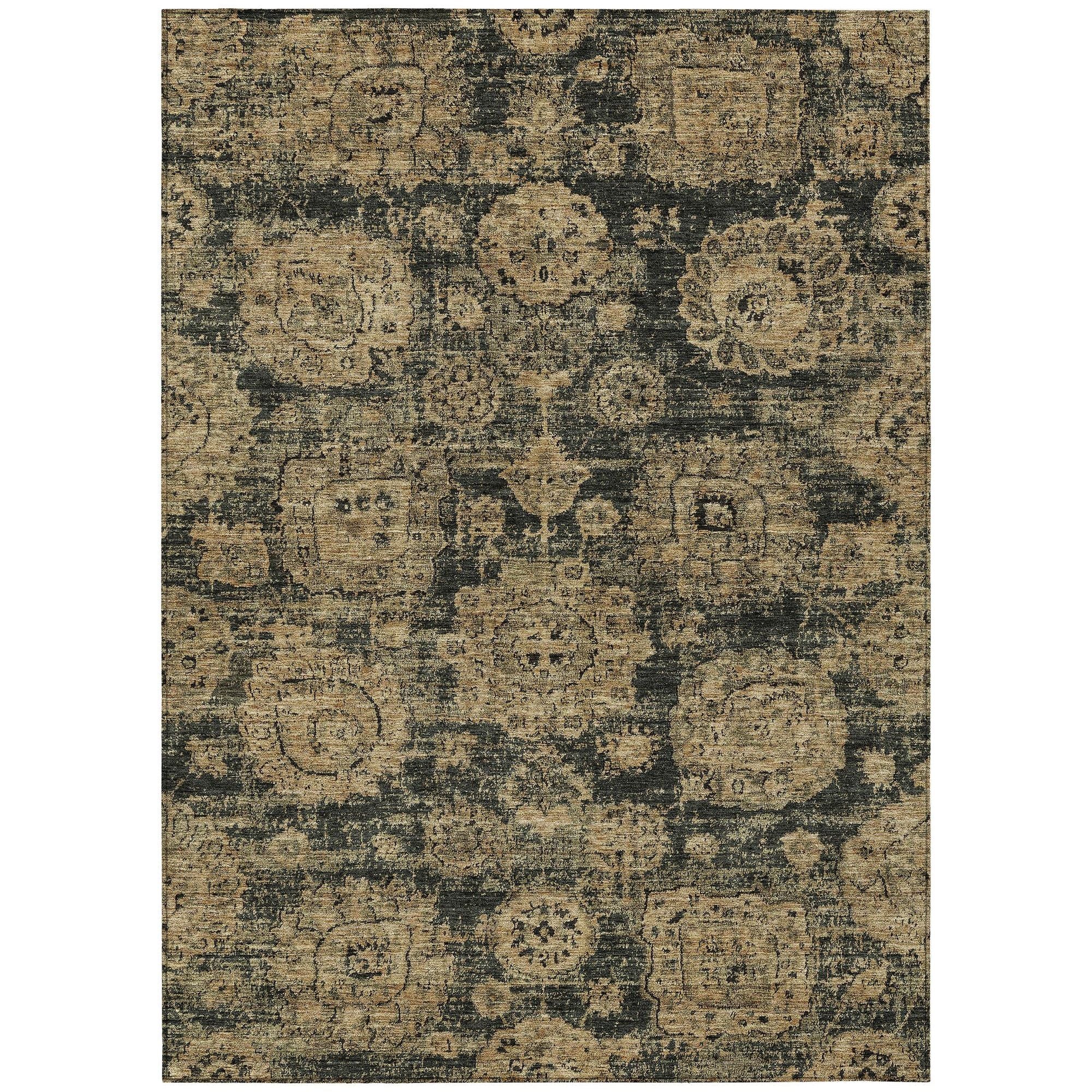 Machine Made ACN634 Charcoal Gray Rugs #color_charcoal gray