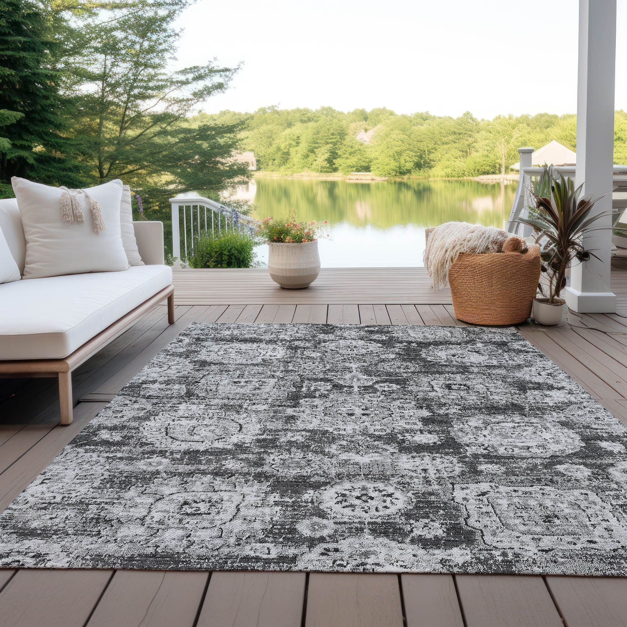 Machine Made ACN634 Gray  Rugs #color_gray 