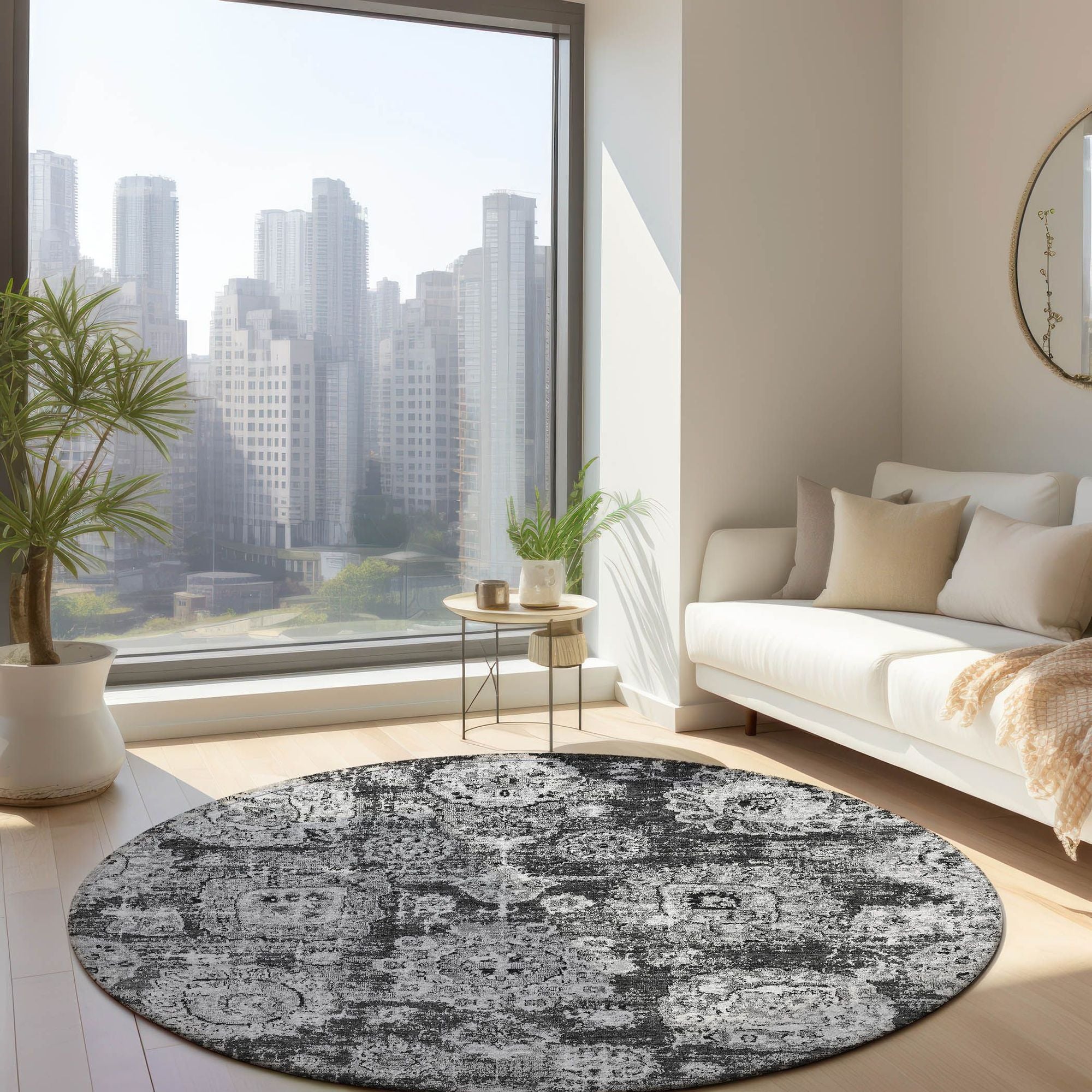 Machine Made ACN634 Gray  Rugs #color_gray 