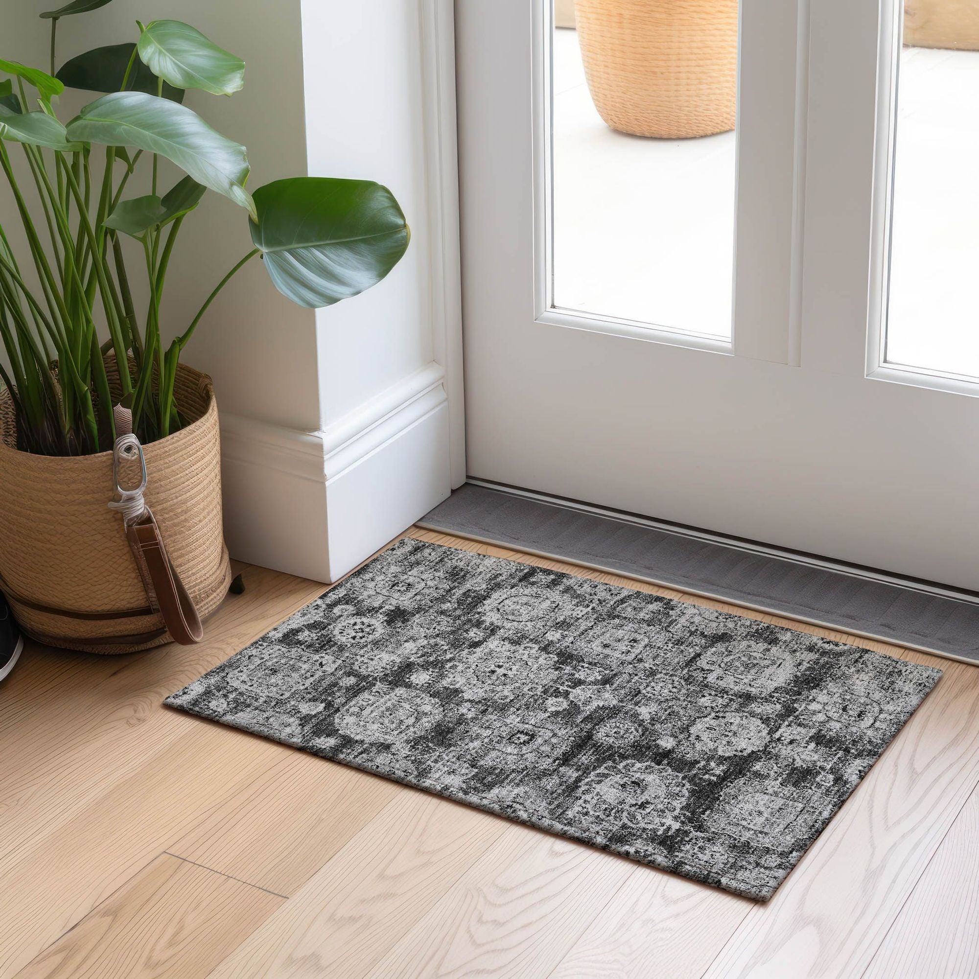 Machine Made ACN634 Gray  Rugs #color_gray 