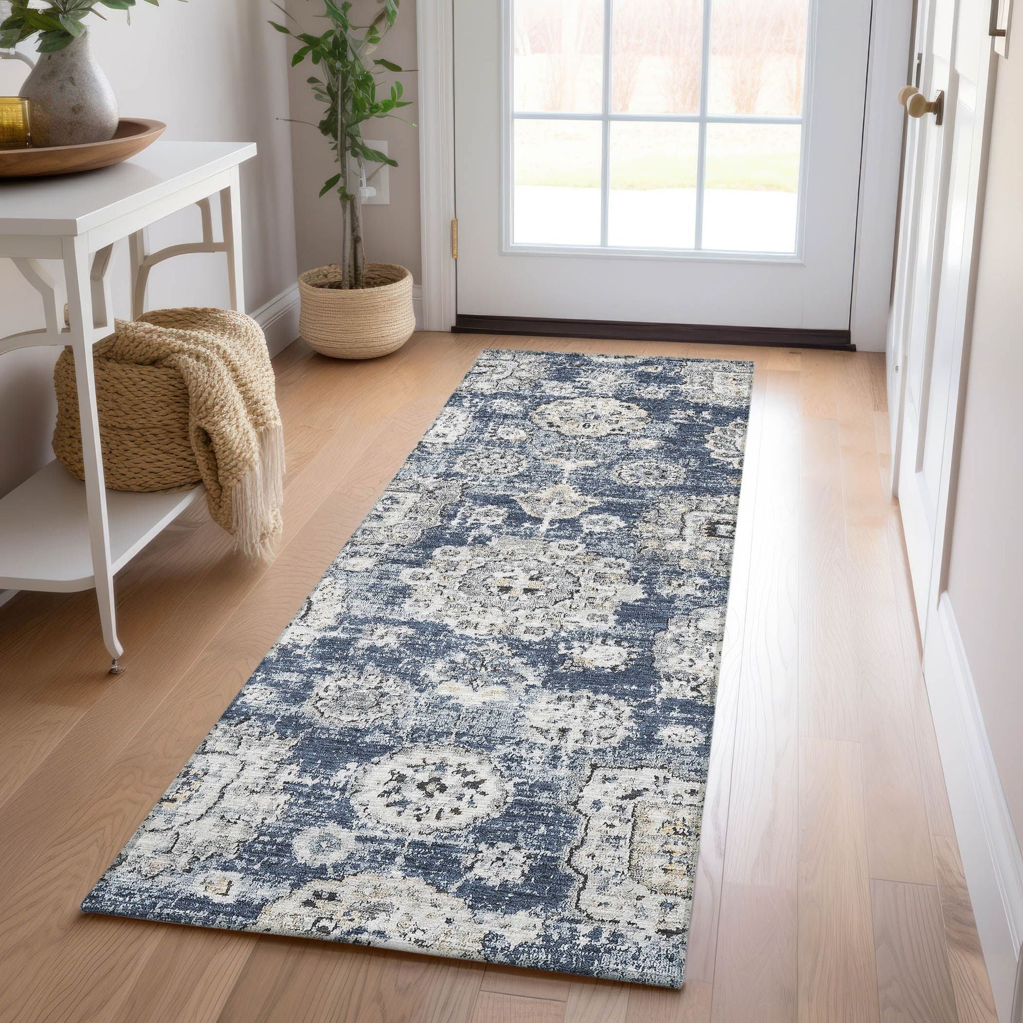 Machine Made ACN634 Navy Blue Rugs #color_navy blue