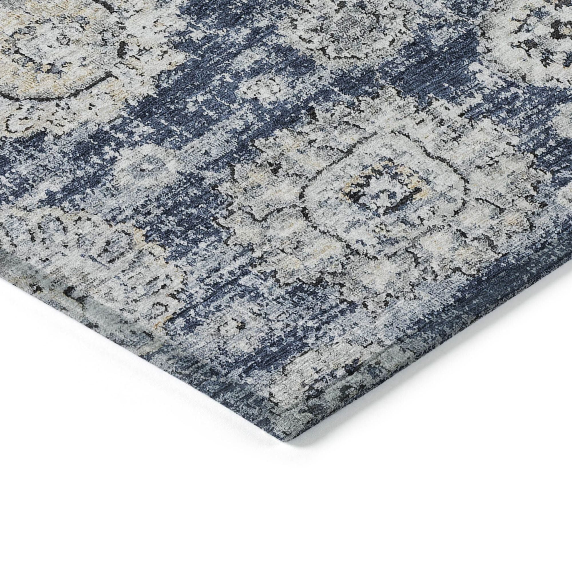 Machine Made ACN634 Navy Blue Rugs #color_navy blue