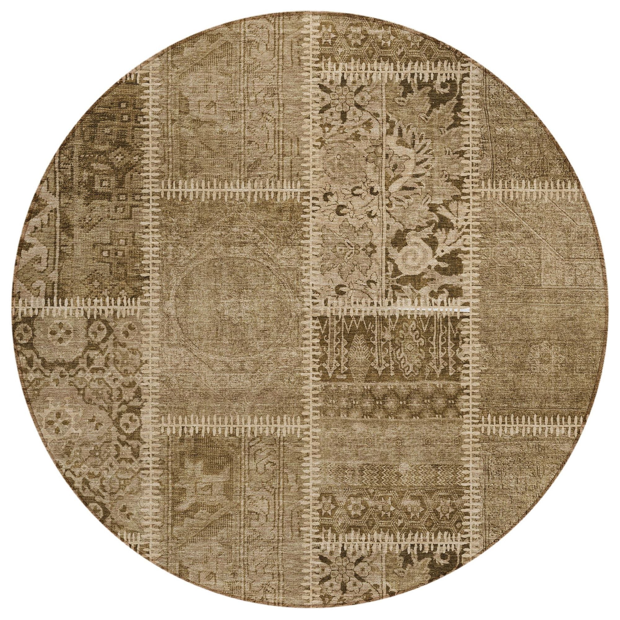 Machine Made ACN635 Brown  Rugs #color_brown 