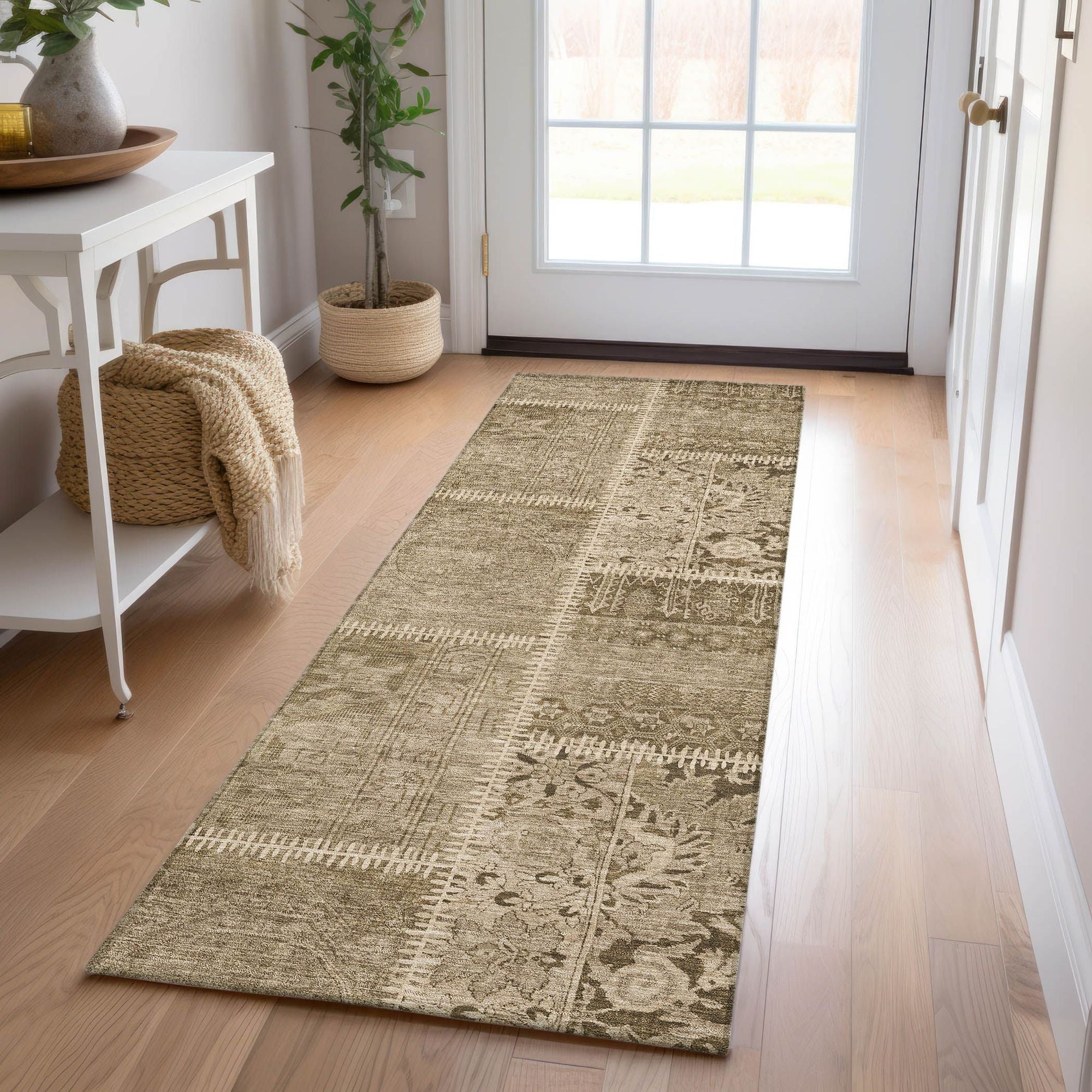 Machine Made ACN635 Brown  Rugs #color_brown 