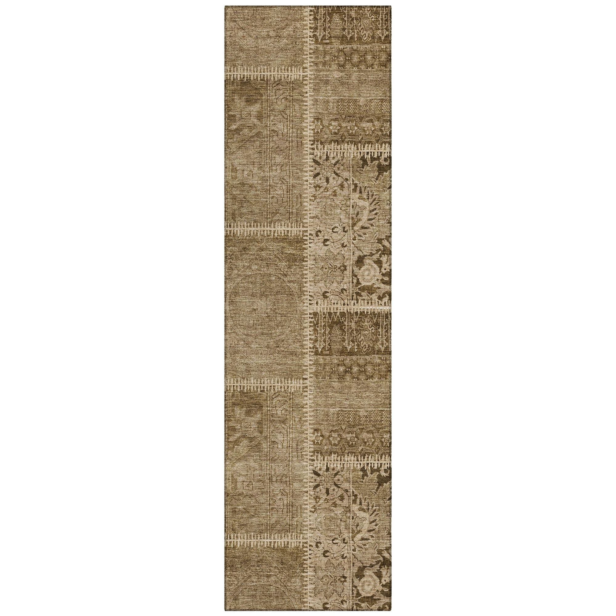 Machine Made ACN635 Brown  Rugs #color_brown 