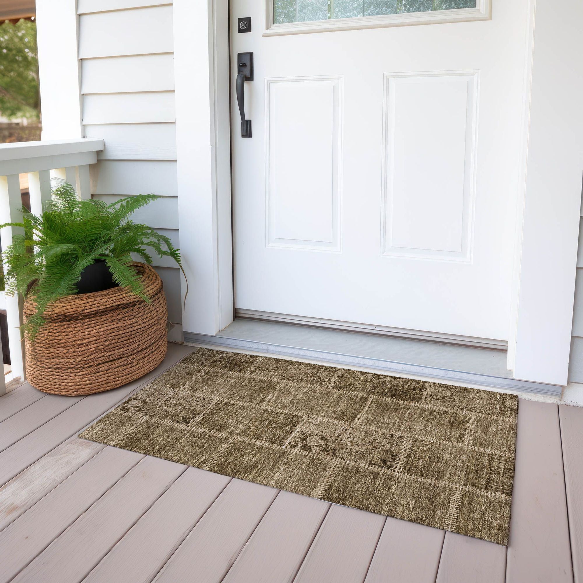 Machine Made ACN635 Brown  Rugs #color_brown 