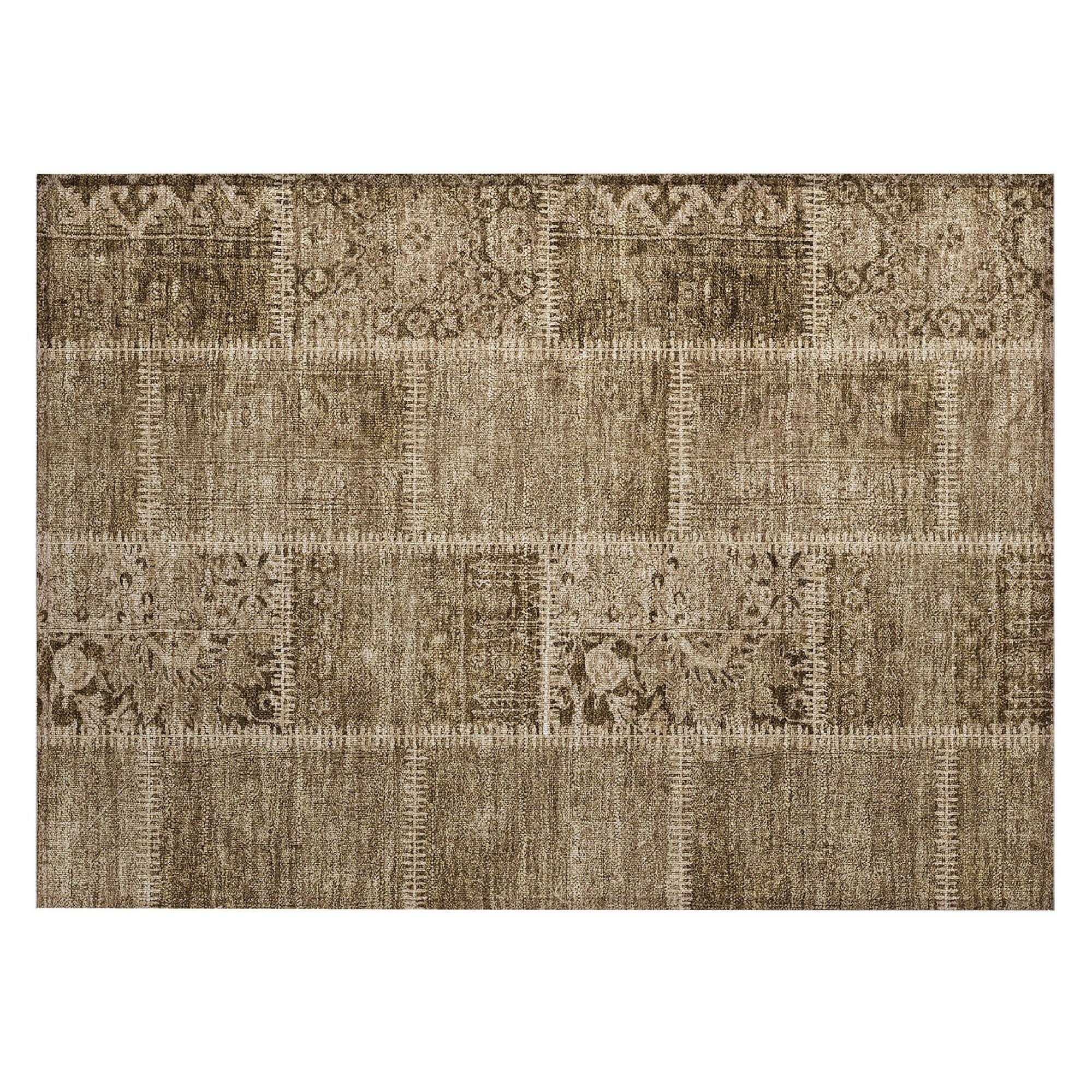 Machine Made ACN635 Brown  Rugs #color_brown 