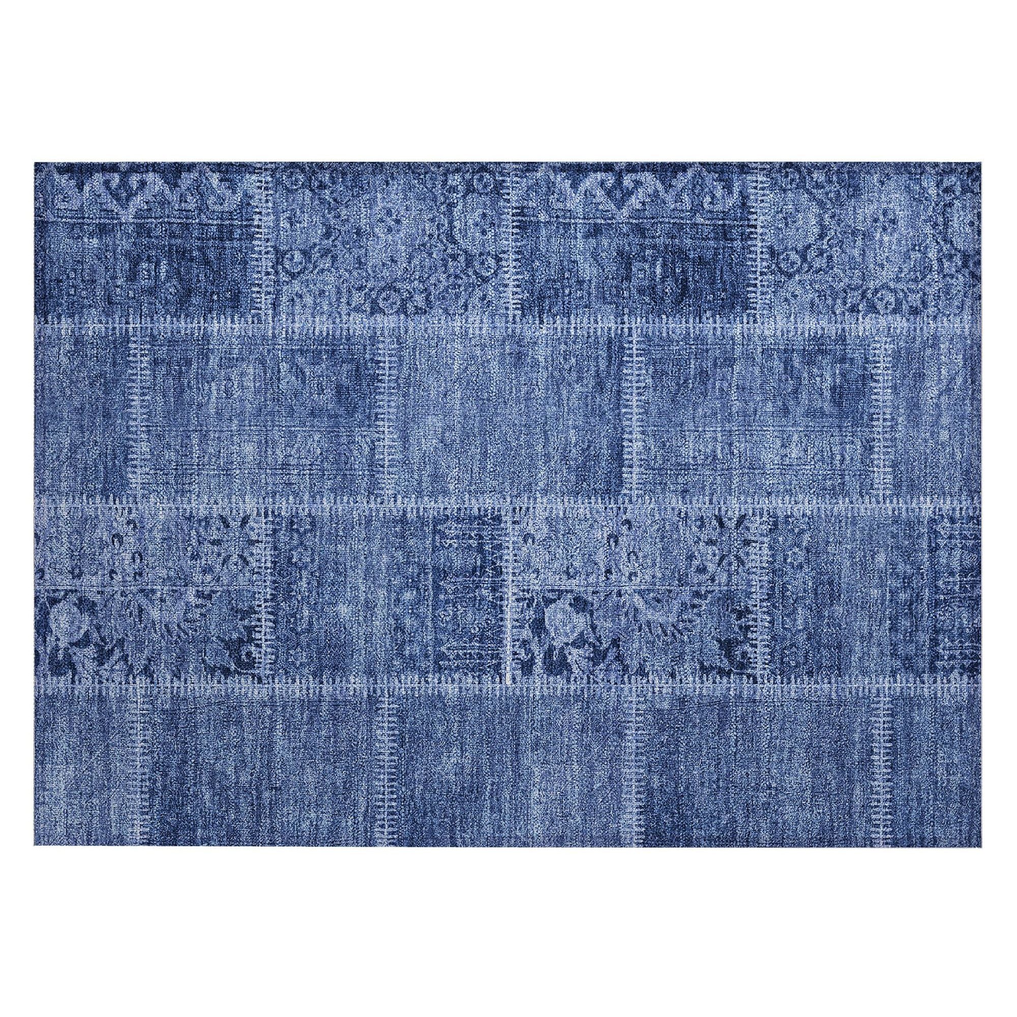 Machine Made ACN635 Navy Blue Rugs #color_navy blue