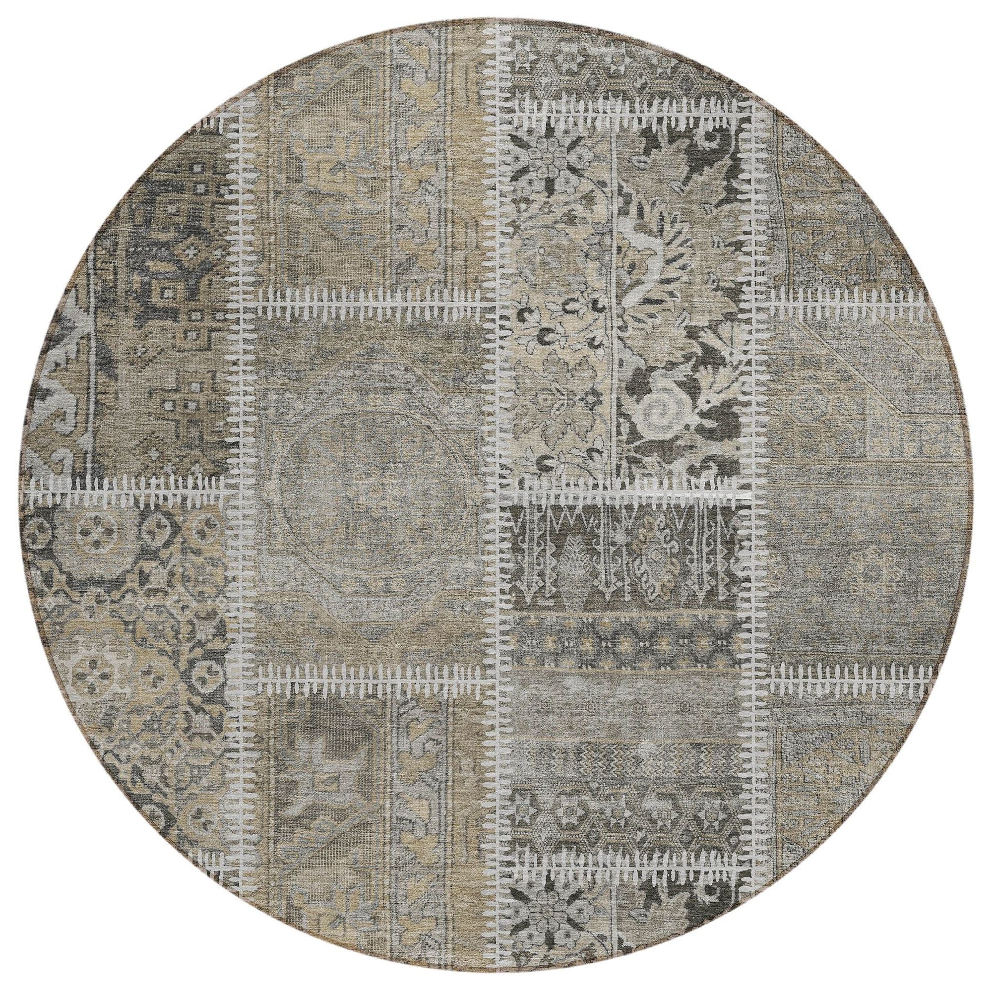 Machine Made ACN635 Taupe Brown Rugs #color_taupe brown