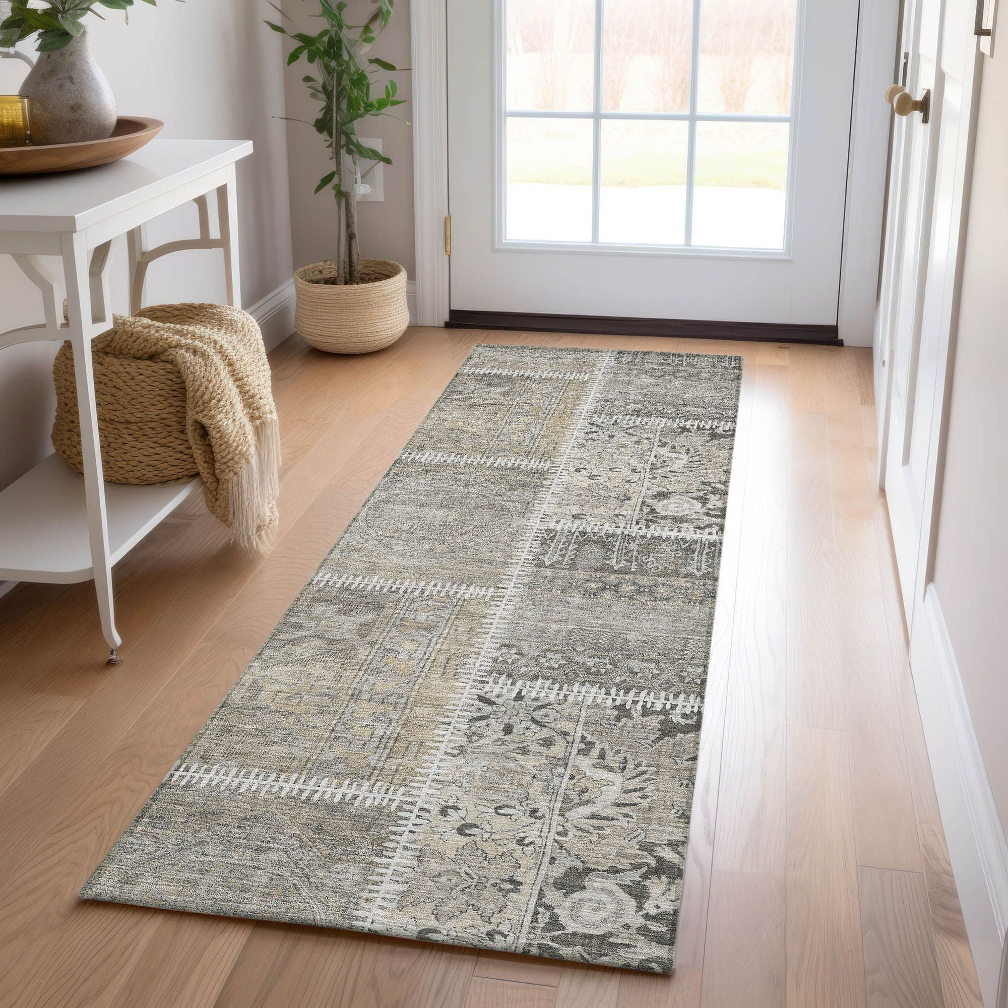 Machine Made ACN635 Taupe Brown Rugs #color_taupe brown