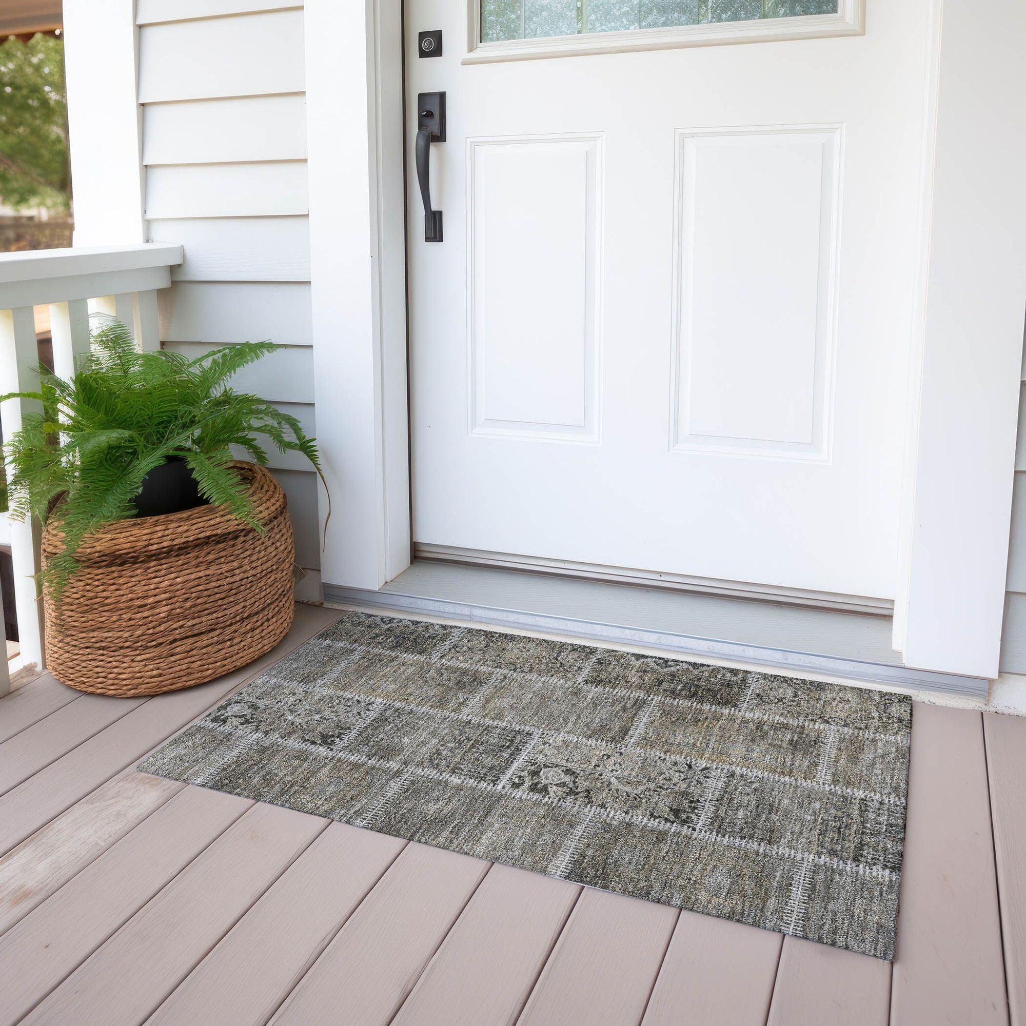 Machine Made ACN635 Taupe Brown Rugs #color_taupe brown