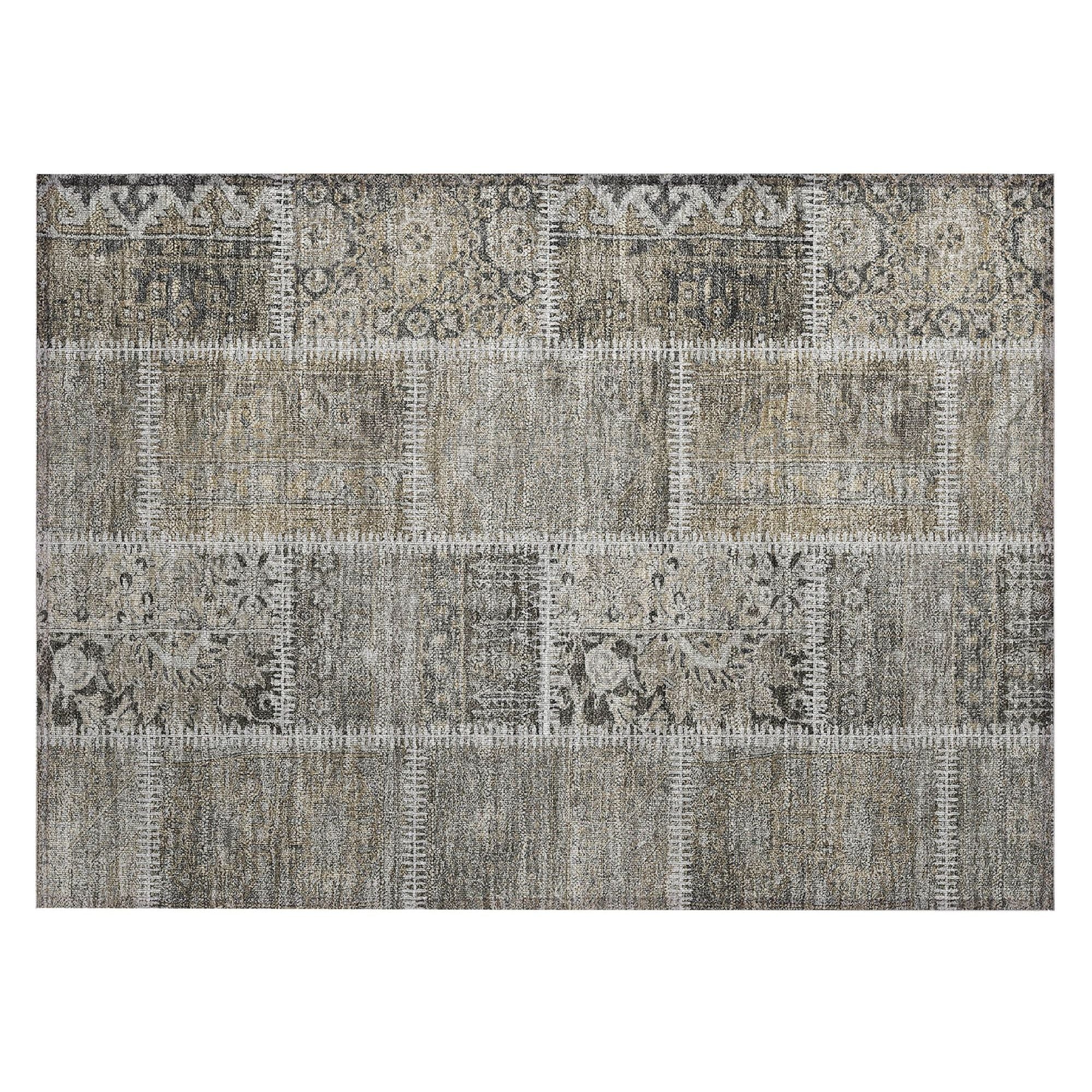 Machine Made ACN635 Taupe Brown Rugs #color_taupe brown